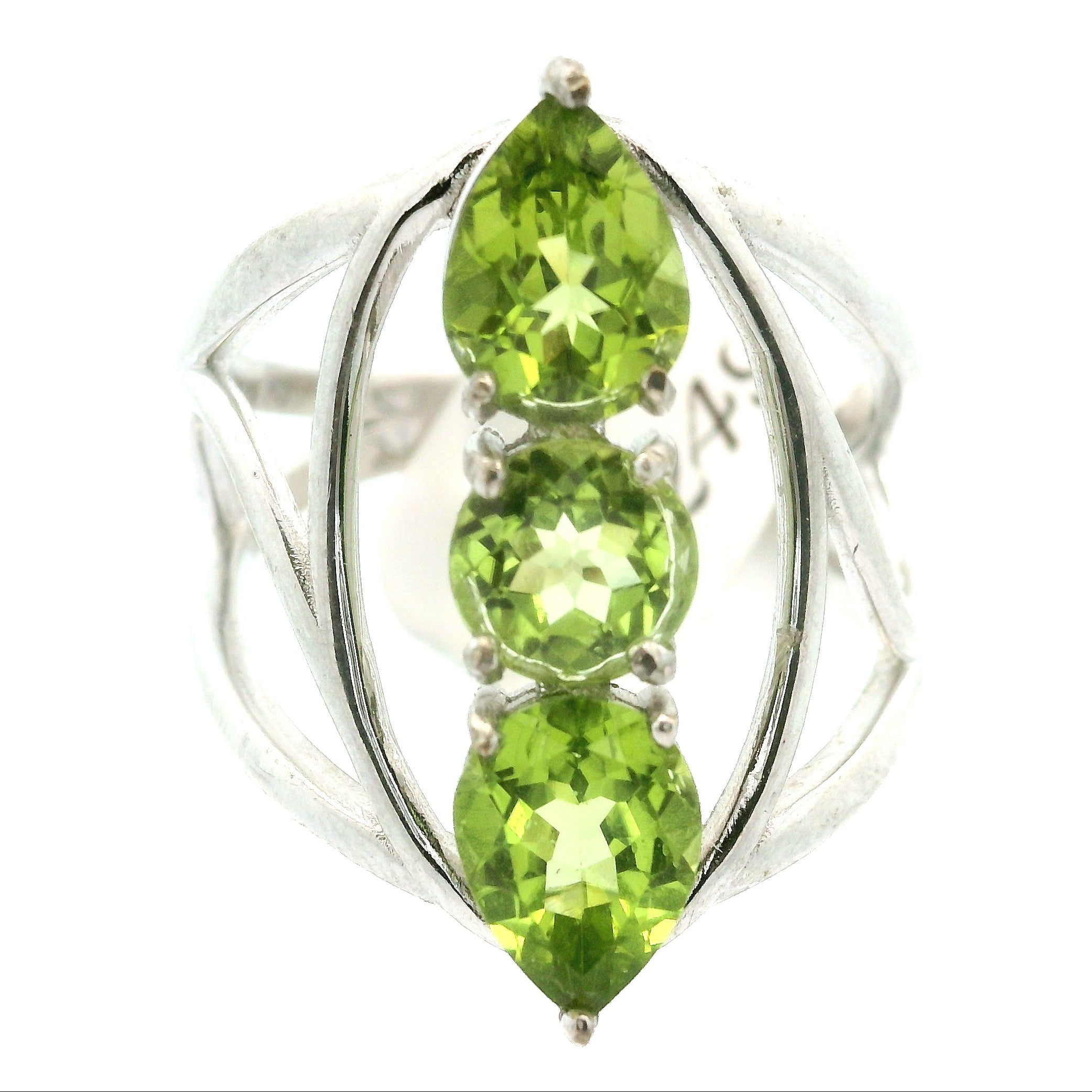 Wand Cuff Ring .925 Silver for Higher Levels of Awareness, Peaceful Communication and Clarity