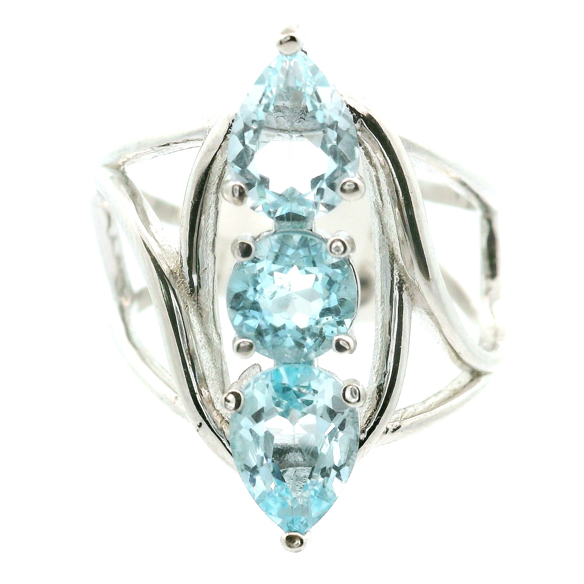 Wand Cuff Ring .925 Silver for Higher Levels of Awareness, Peaceful Communication and Clarity