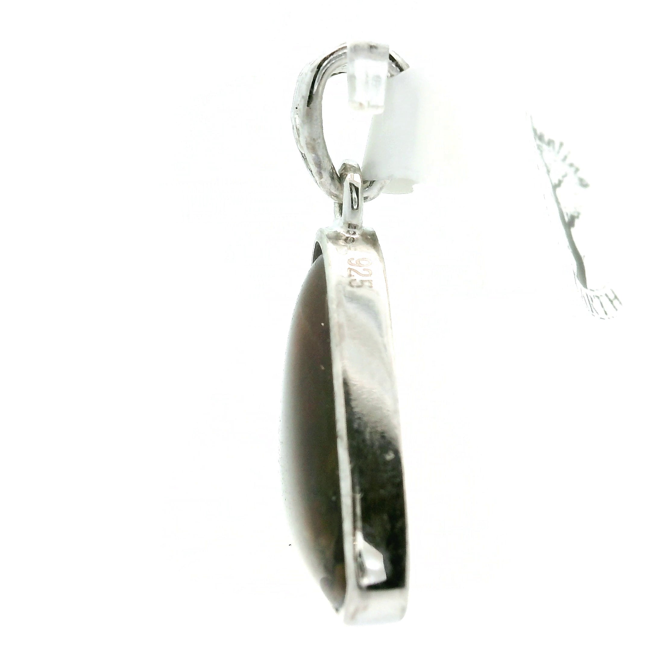 Ammolite Pendant .925 Silver for Transformation and Boosting your Life Force Energy