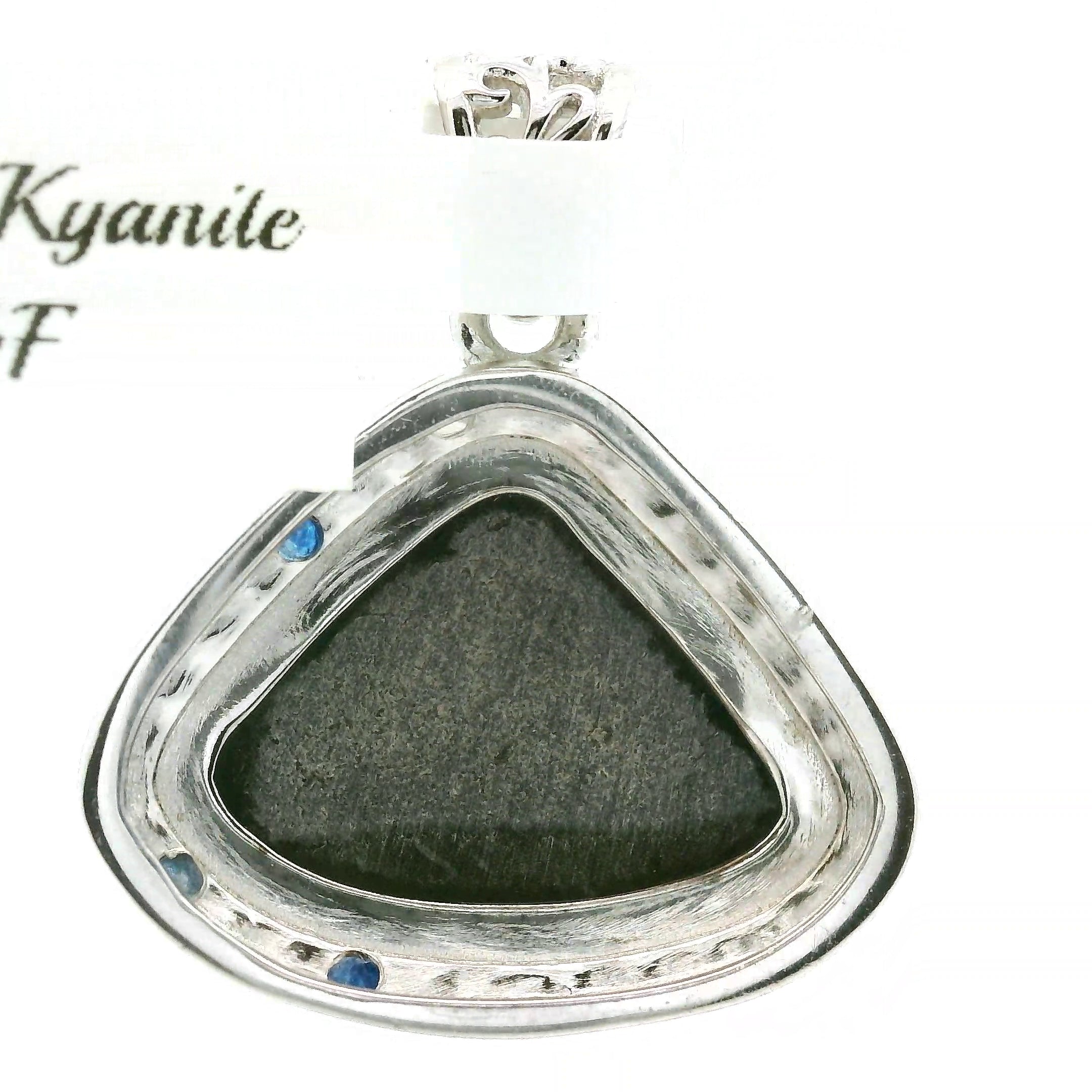 Ammolite Pavé Pendant .925 Silver for Transformation and Boosting your Life Force Energy