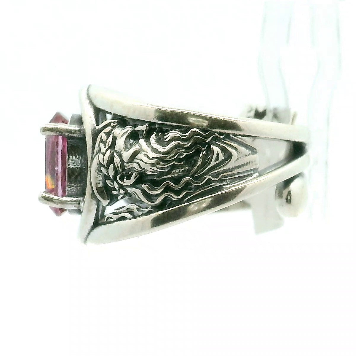 Hades + Persephone Cuff Ring .925 Silver for Health and Strength