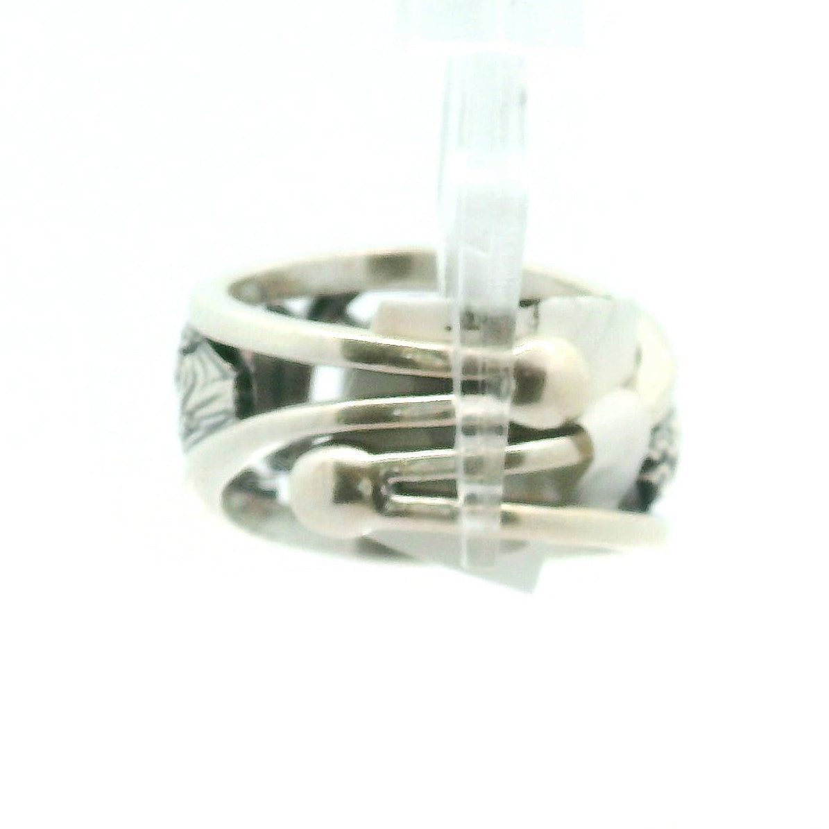 Hades + Persephone Cuff Ring .925 Silver for Health and Strength