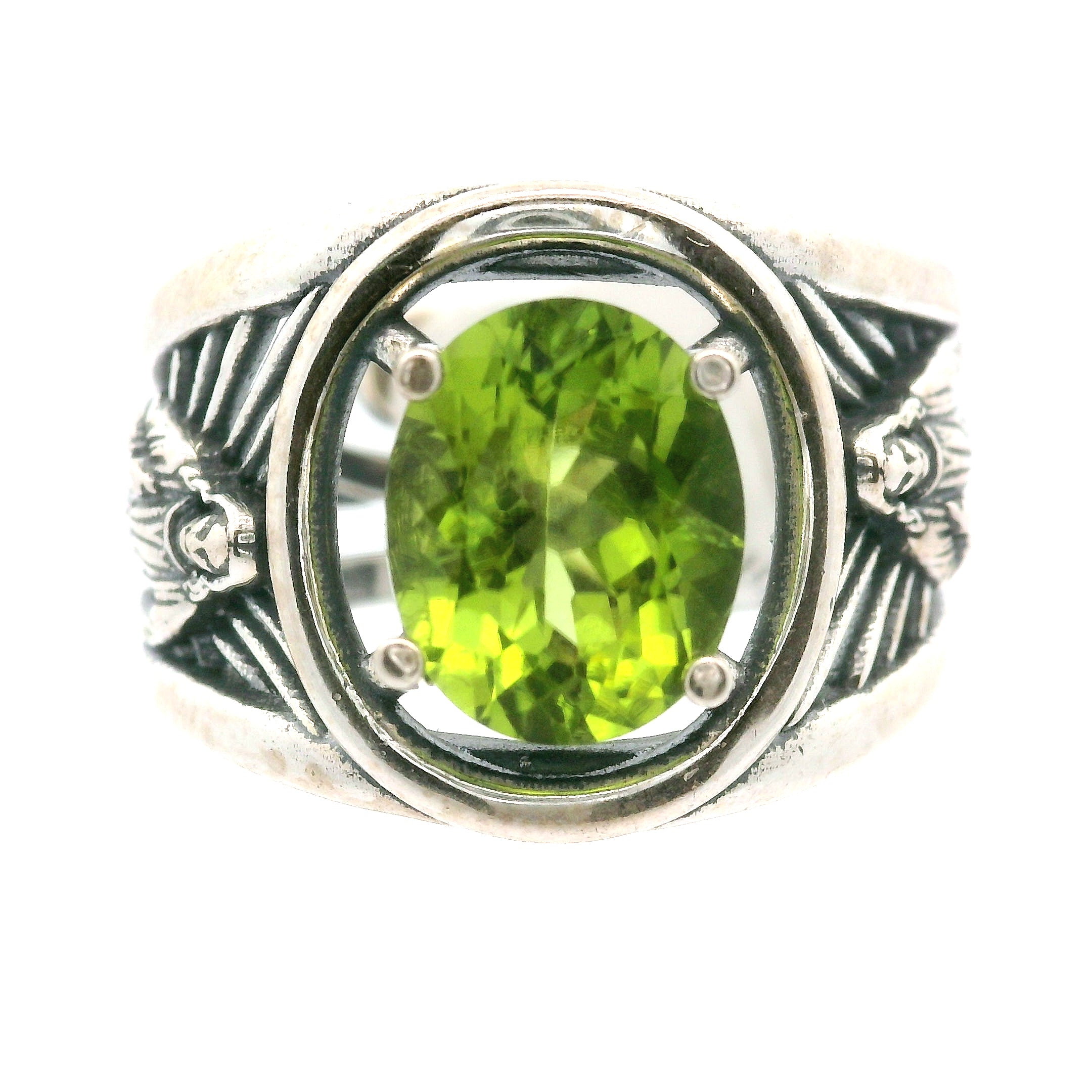 Jesus Cuff Ring .925 Silver for Empowerment, Grounding and Protection
