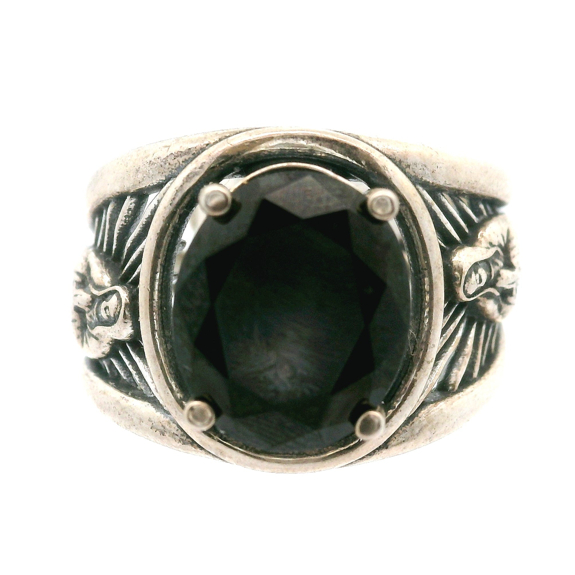 Mother Mary Cuff Ring .925 Silver for Empowerment, Grounding and Protection