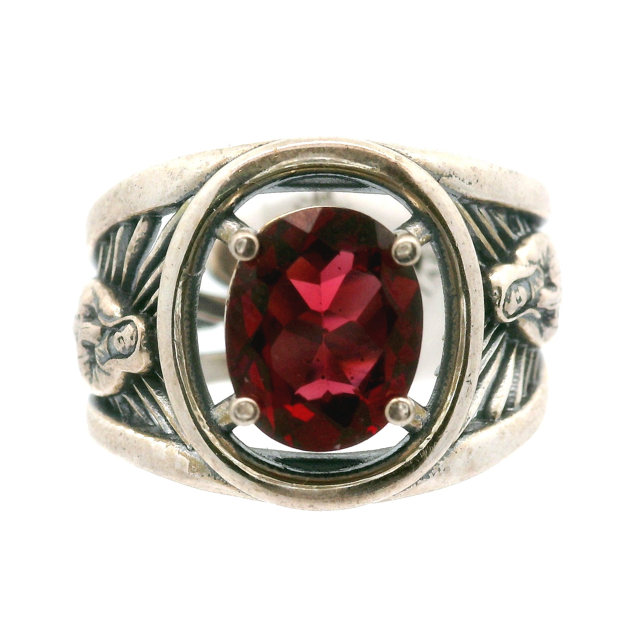 Mother Mary Cuff Ring .925 Silver for Empowerment, Grounding and Protection