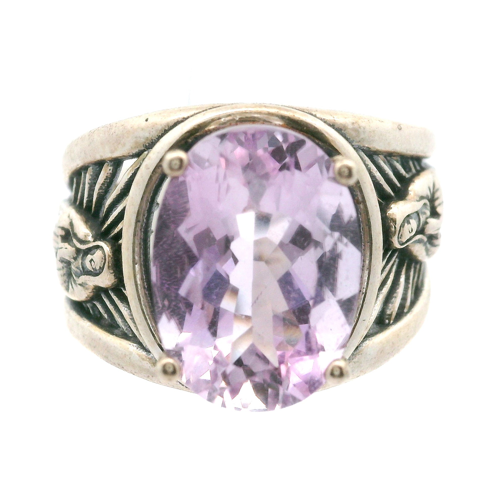 Mother Mary Cuff Ring .925 Silver for Empowerment, Grounding and Protection