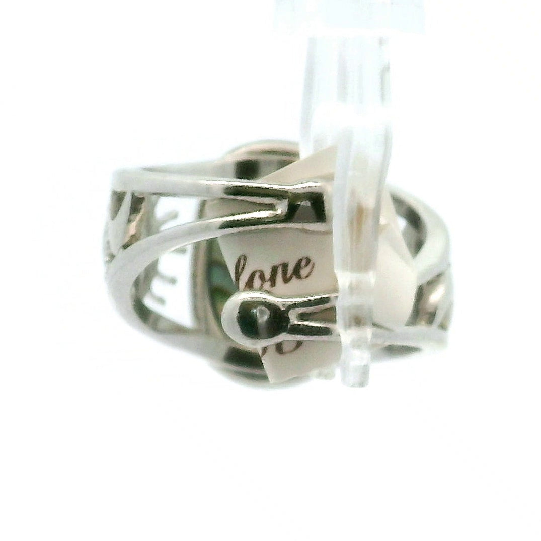 Evil Eye Cuff Ring 925 Silver for Good Luck and Protection