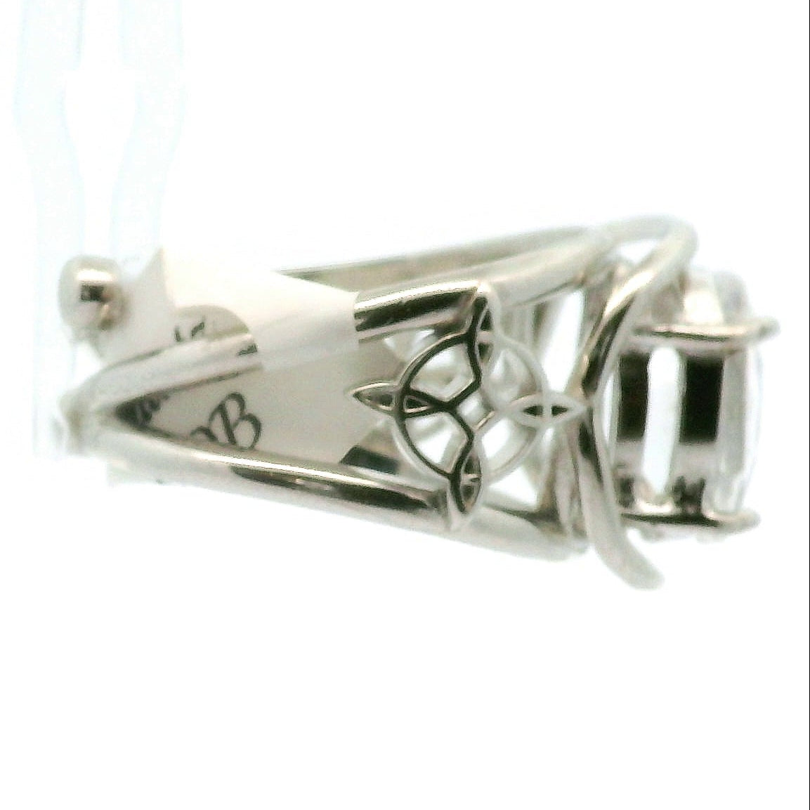 Witches Knot Cuff Ring 925 Silver for Protection, Magic and Connection to Nature