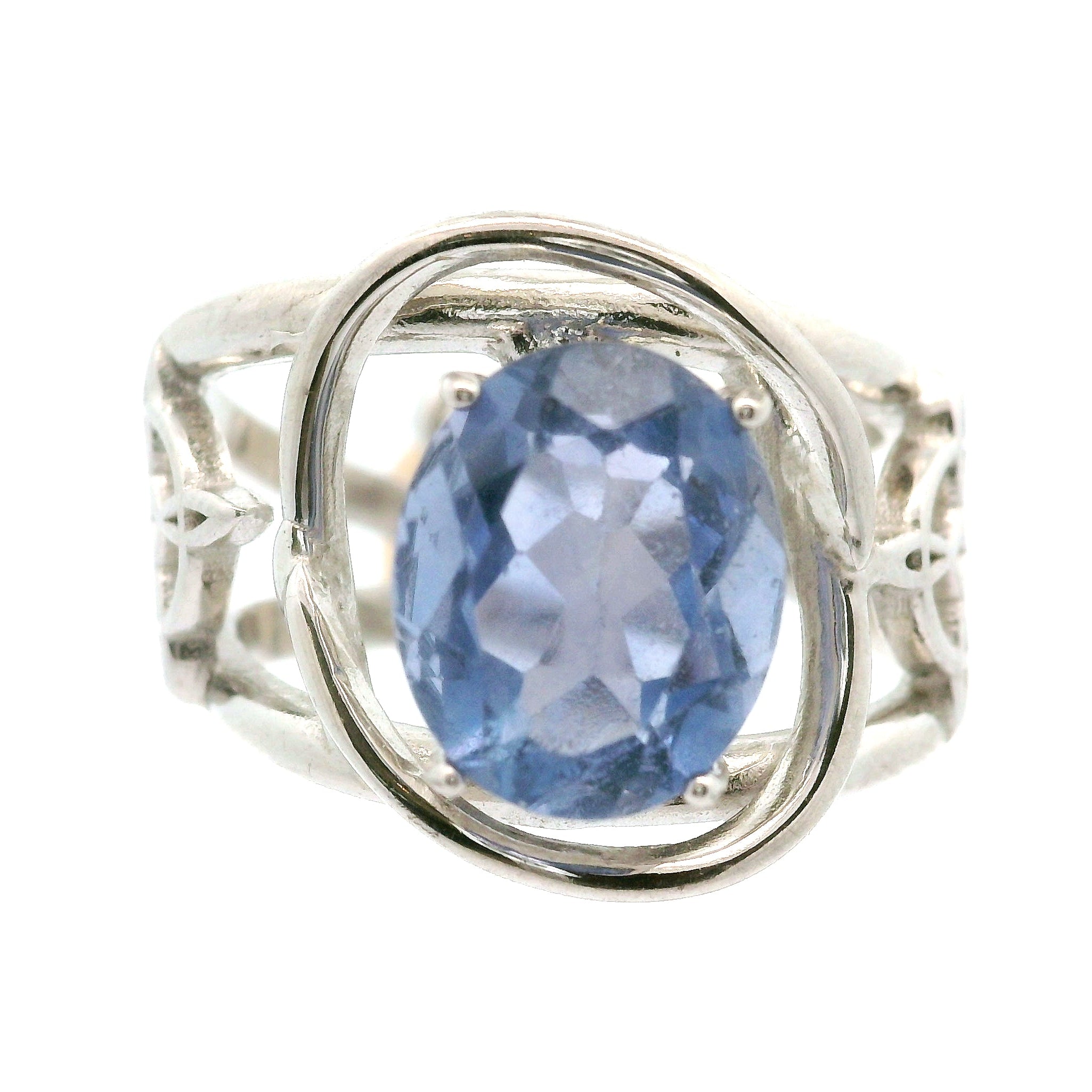 Witches Knot Cuff Ring 925 Silver for Protection, Magic and Connection to Nature
