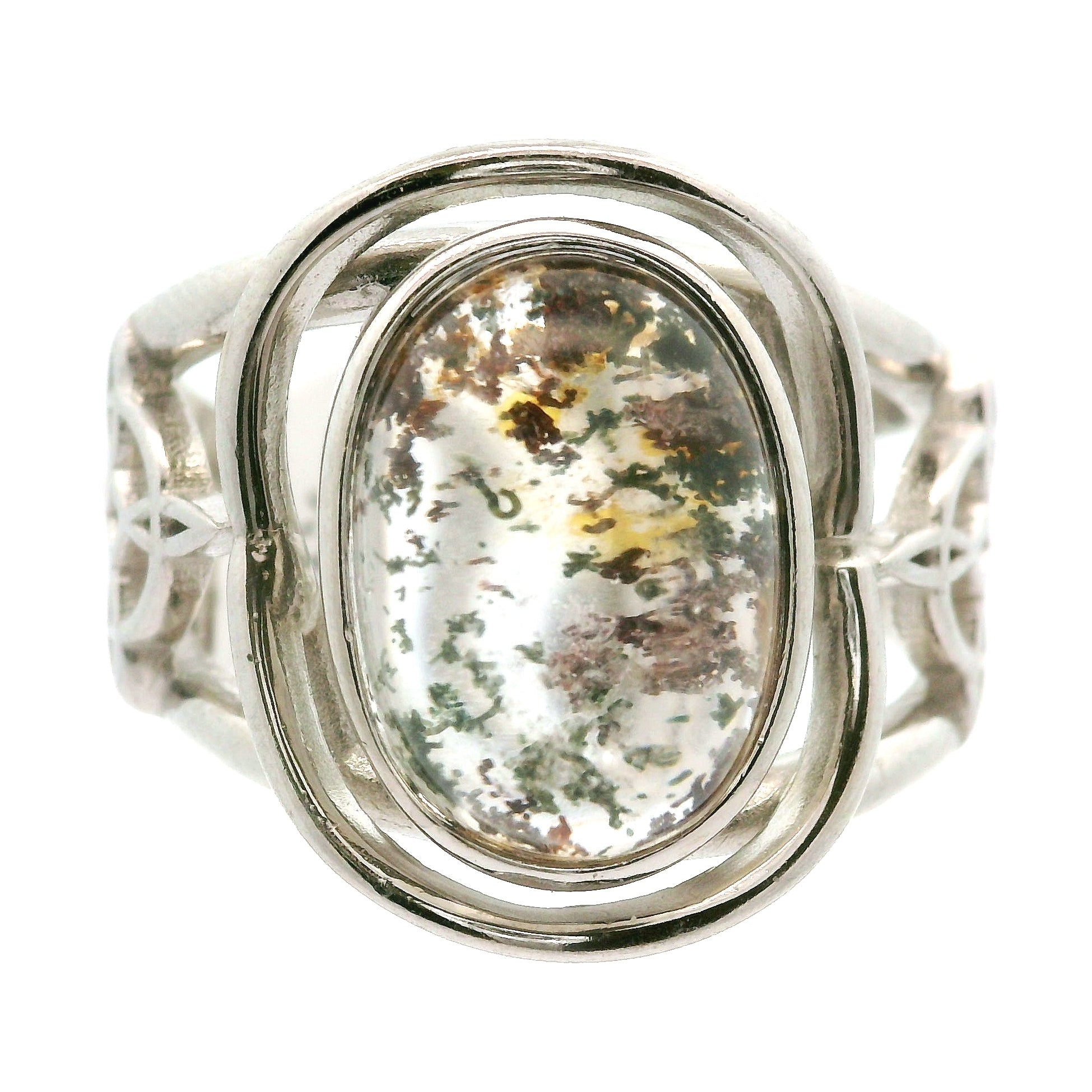 Witches Knot Cuff Ring 925 Silver for Protection, Magic and Connection to Nature