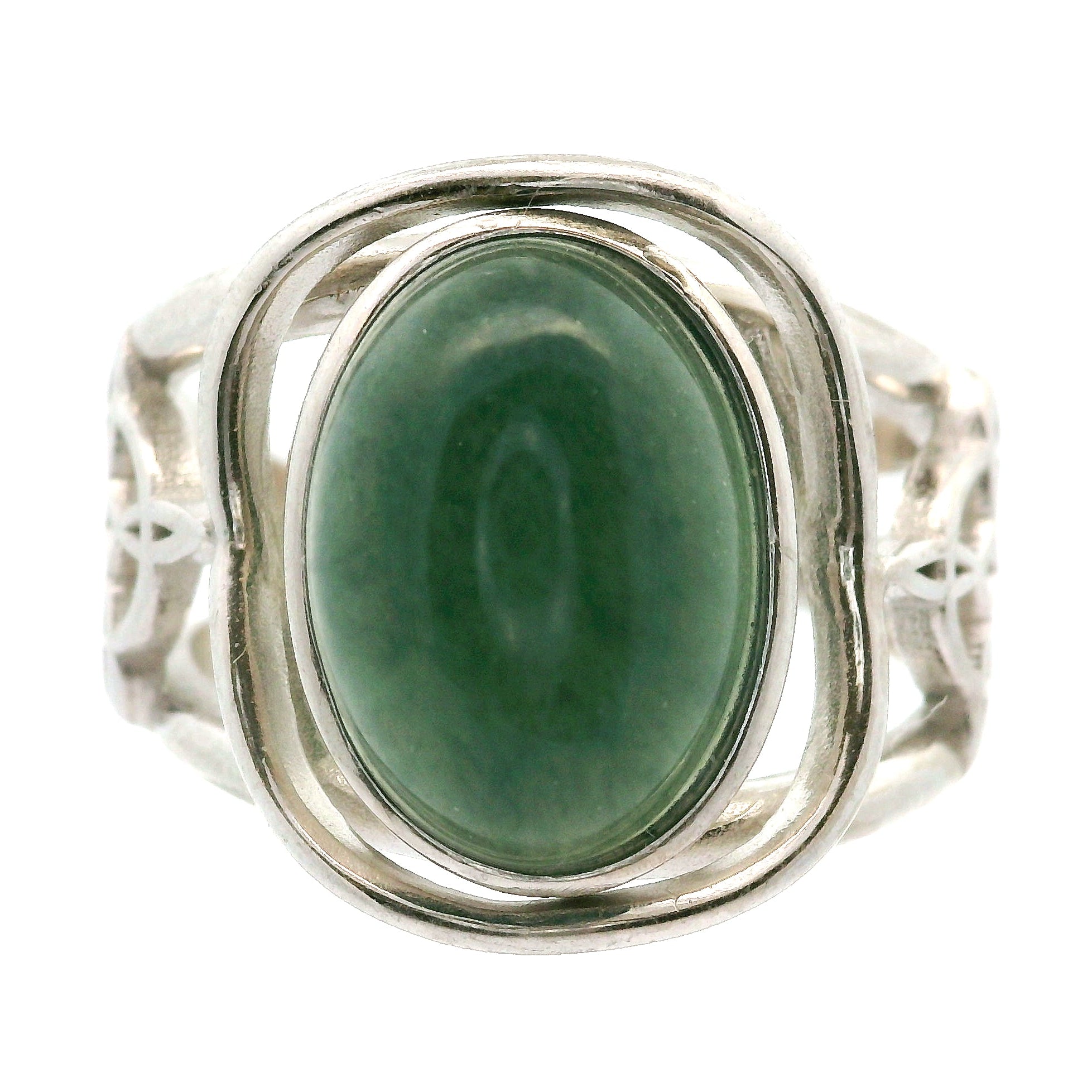 Witches Knot Cuff Ring 925 Silver for Protection, Magic and Connection to Nature