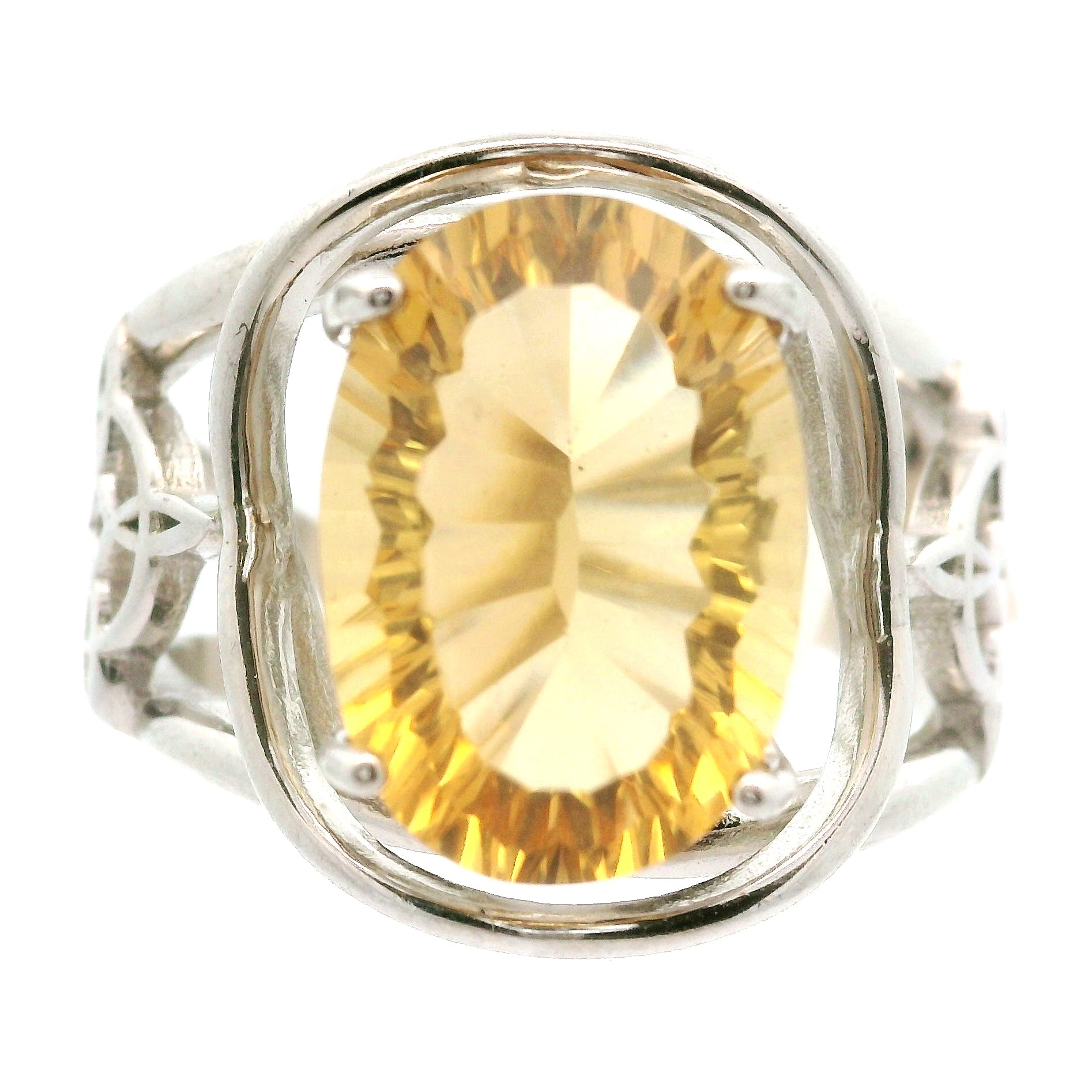 Witches Knot Cuff Ring 925 Silver for Protection, Magic and Connection to Nature