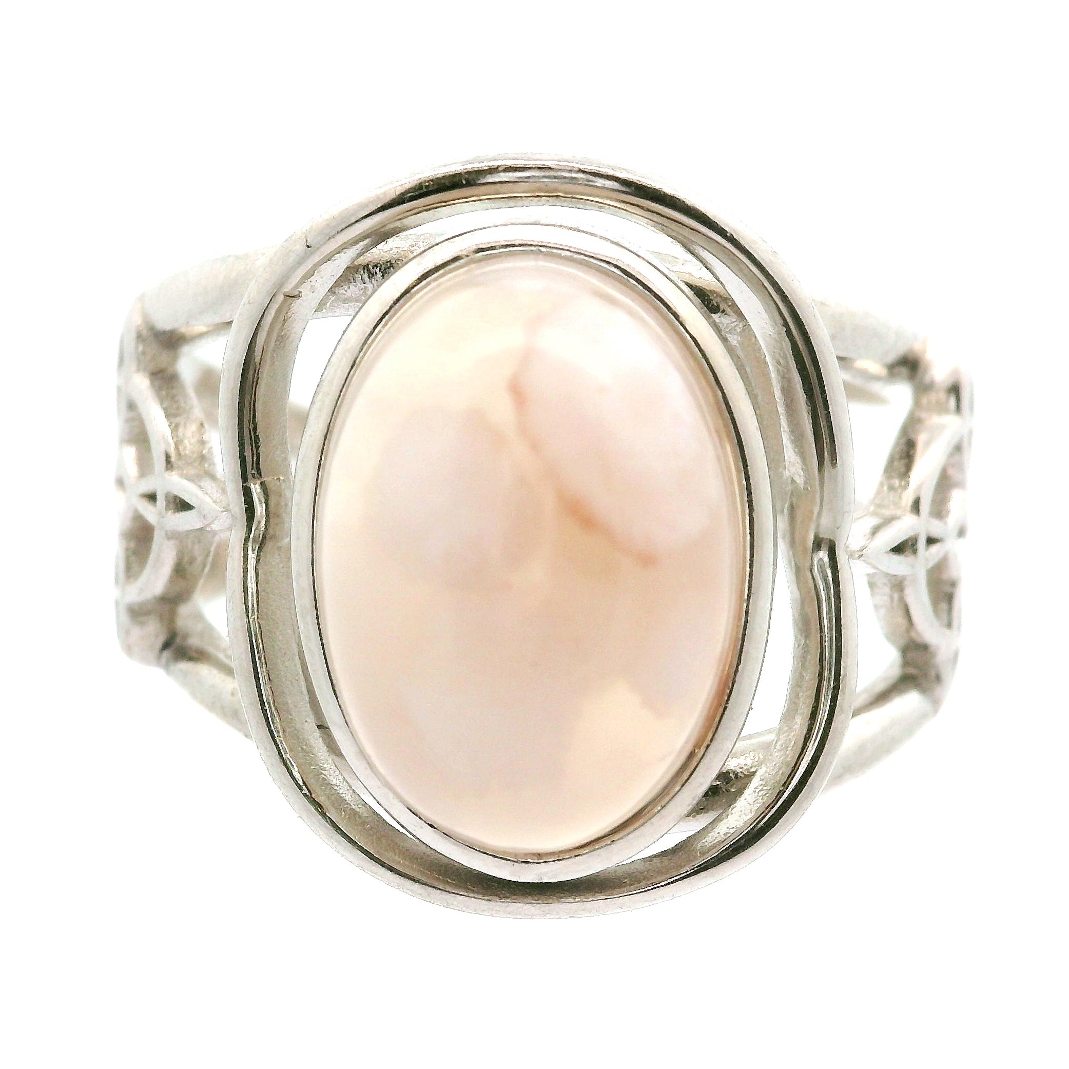 Witches Knot Cuff Ring 925 Silver for Protection, Magic and Connection to Nature