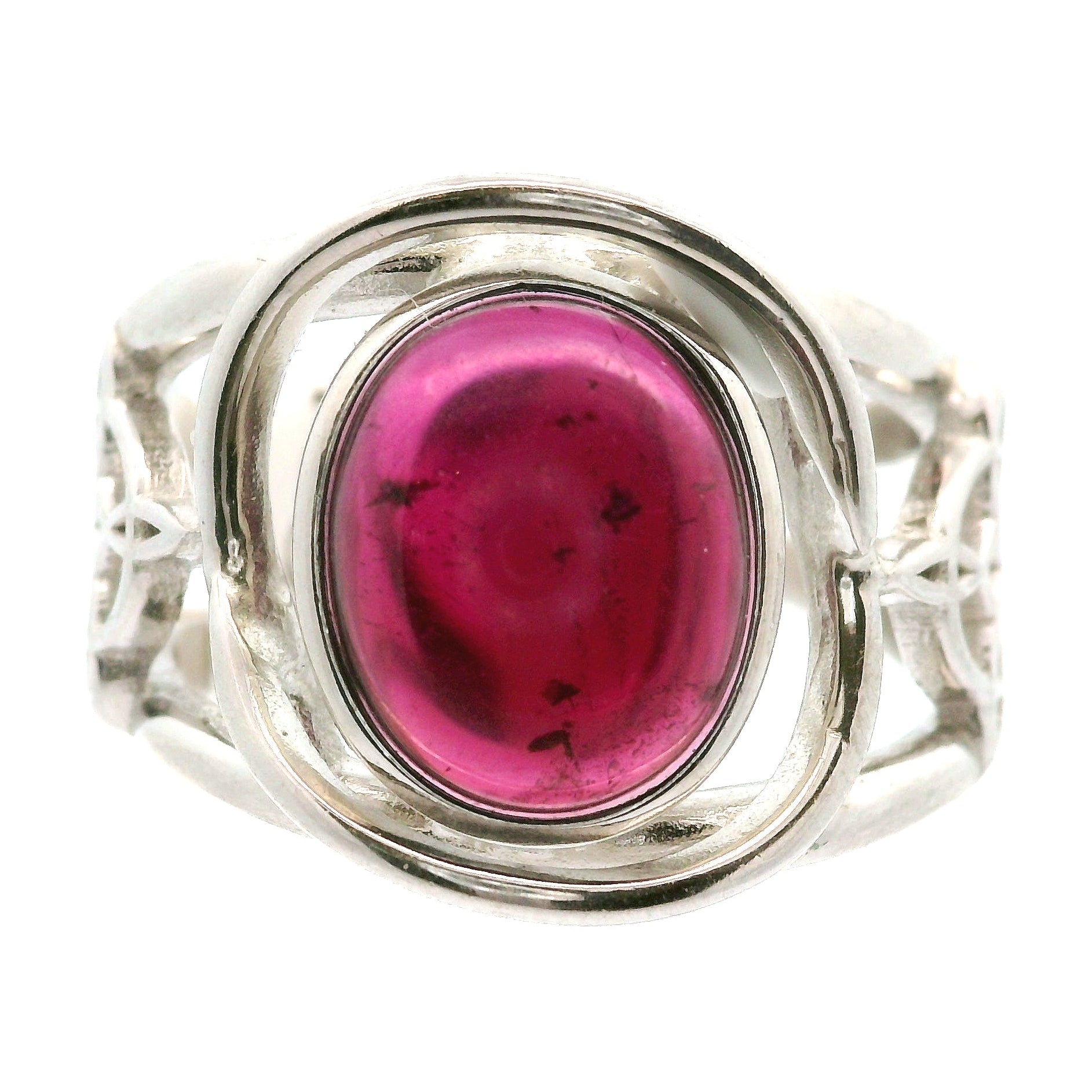 Witches Knot Cuff Ring 925 Silver for Protection, Magic and Connection to Nature