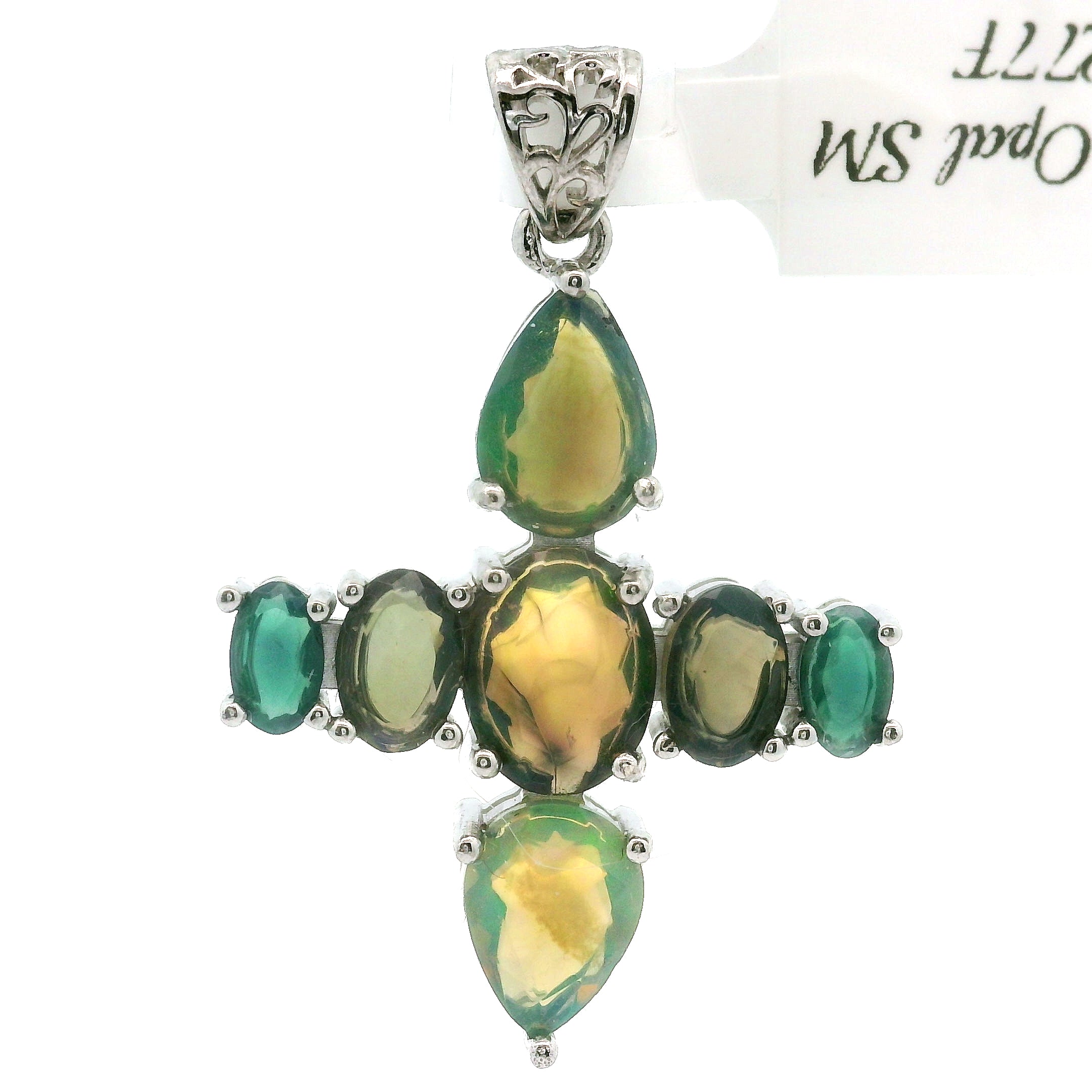 Cross Pendant .925 Silver for Healing, Intention Setting and Manifesting your Desires