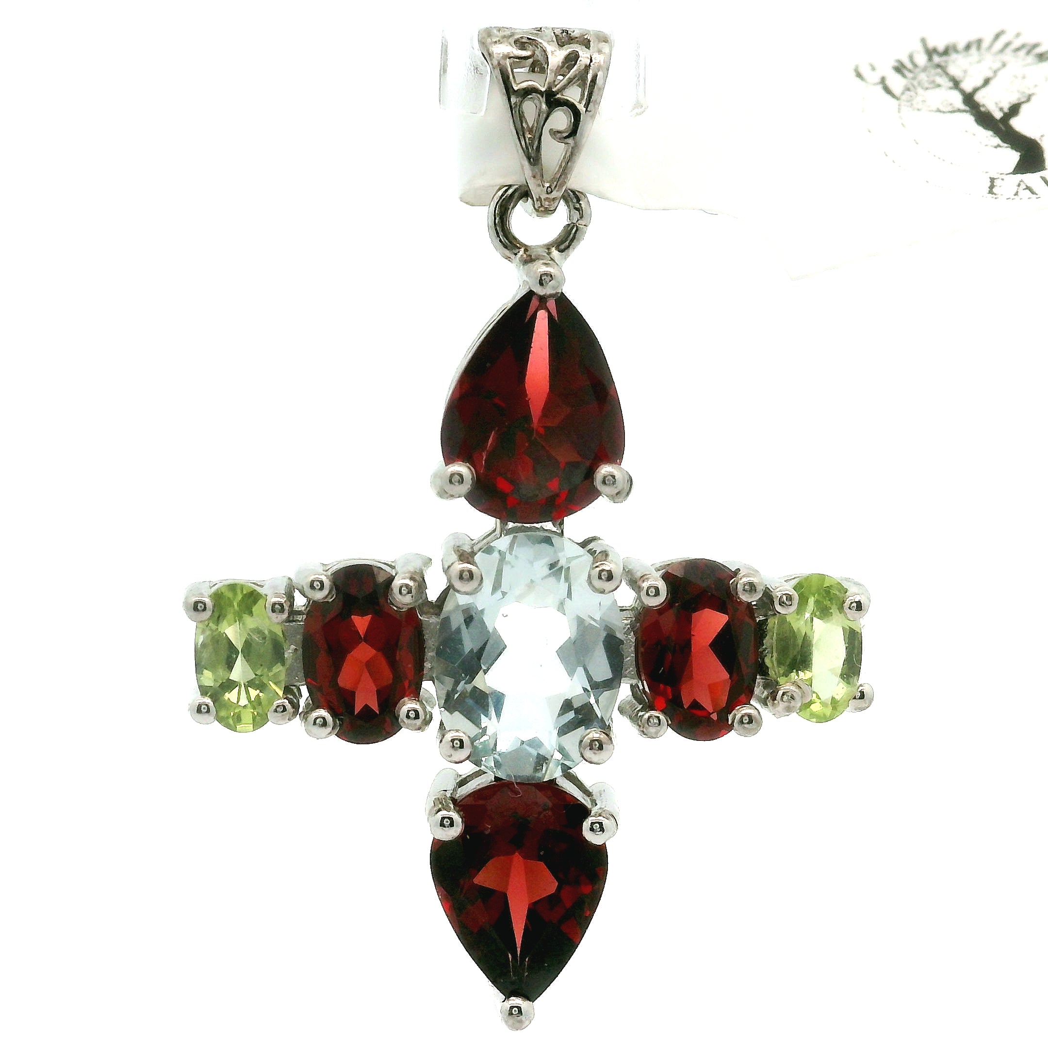 Cross Pendant .925 Silver for Healing, Intention Setting and Manifesting your Desires