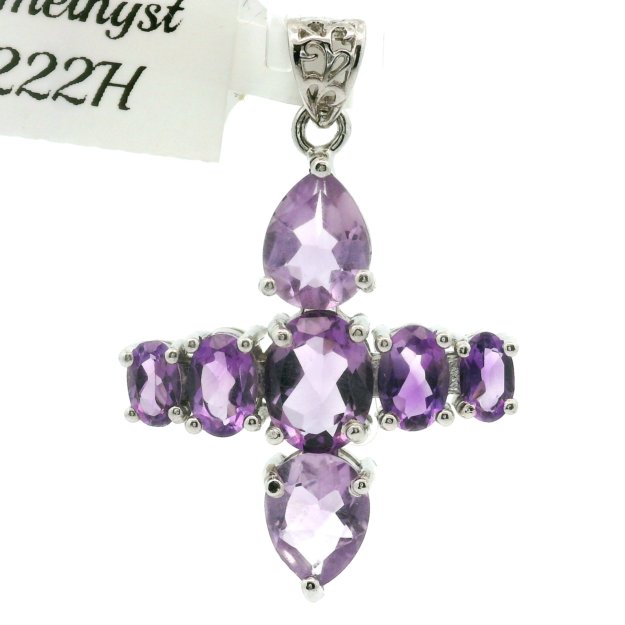 Cross Pendant .925 Silver for Healing, Intention Setting and Manifesting your Desires