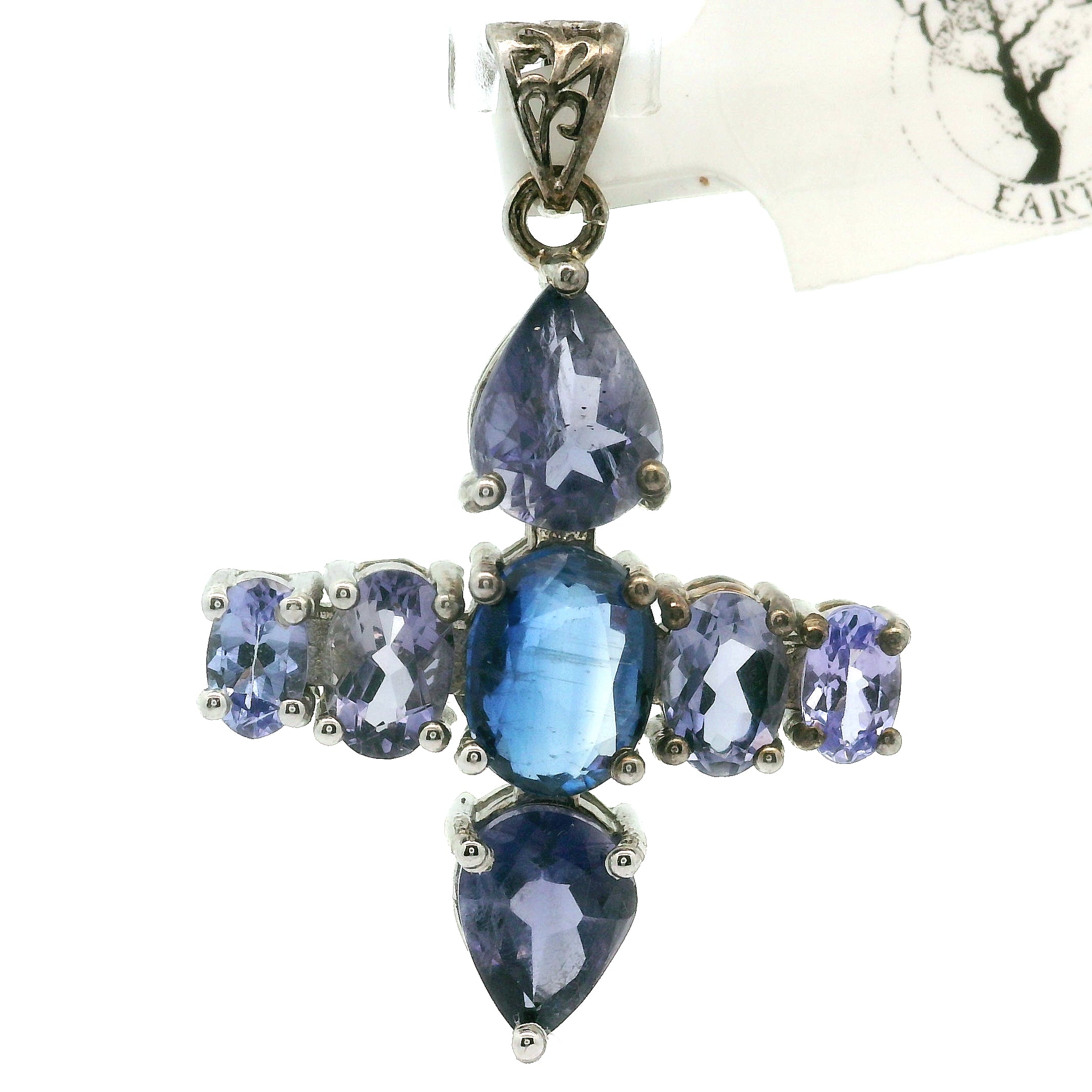 Cross Pendant .925 Silver for Healing, Intention Setting and Manifesting your Desires