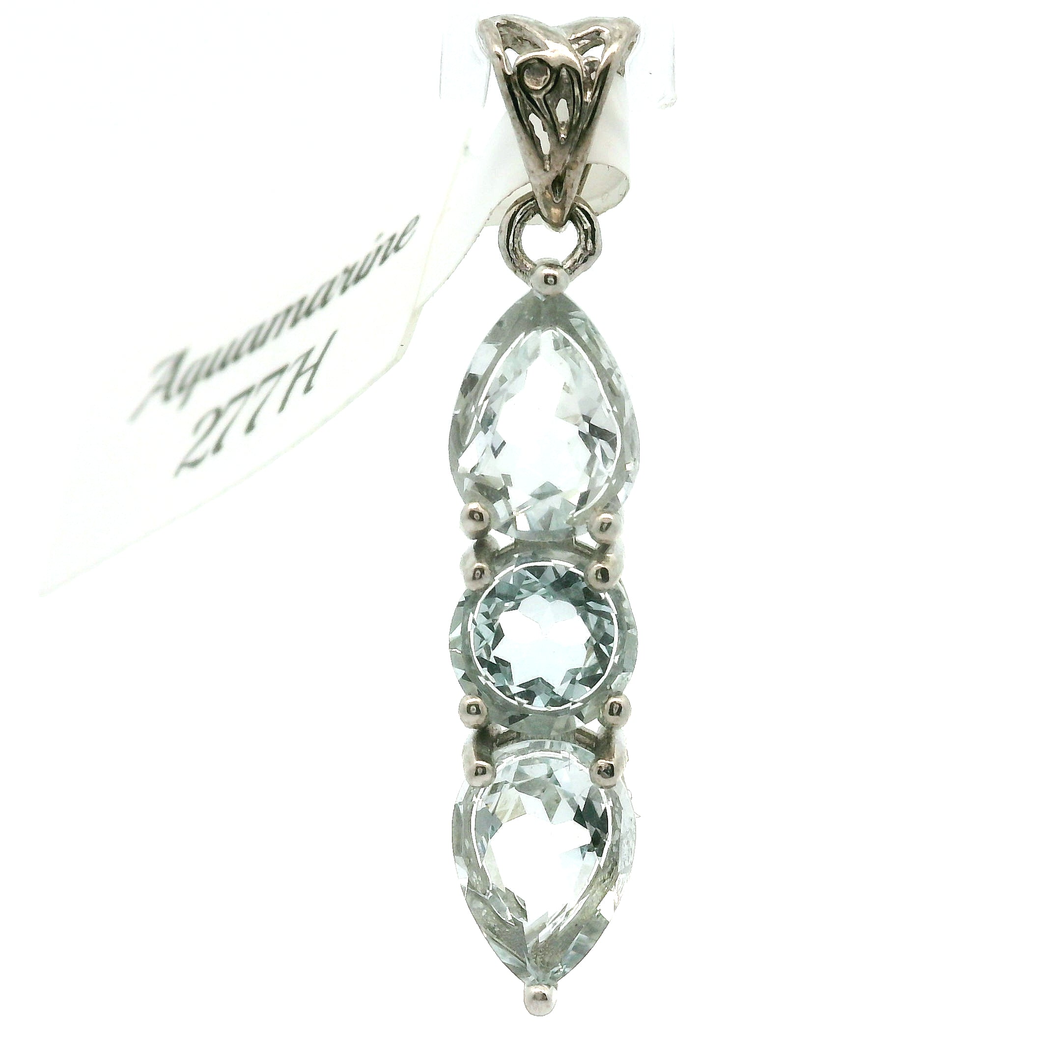 Wand Pendant .925 Silver for Intuition, Luck, Protection and Purification