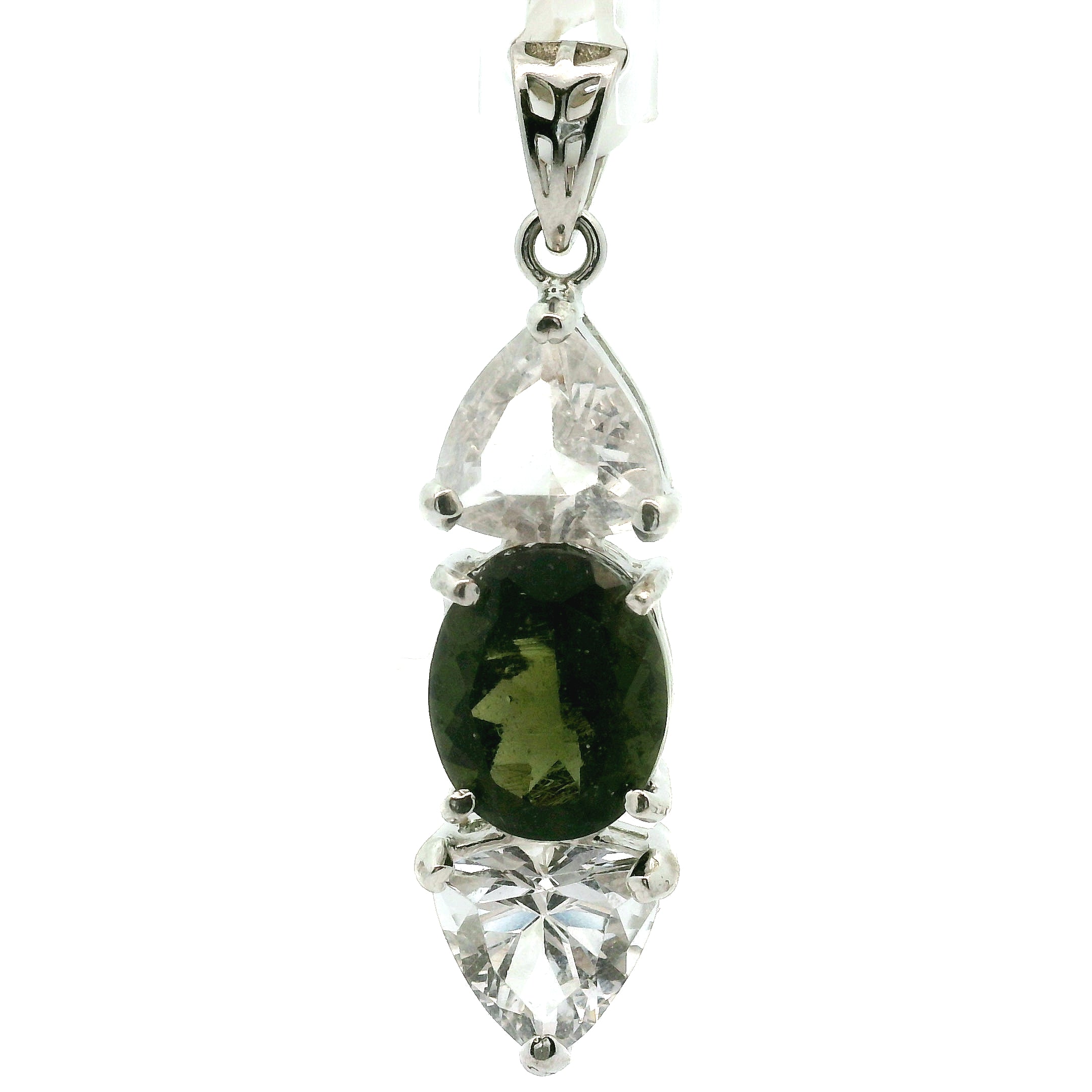 Wand Pendant .925 Silver for Intuition, Luck, Protection and Purification