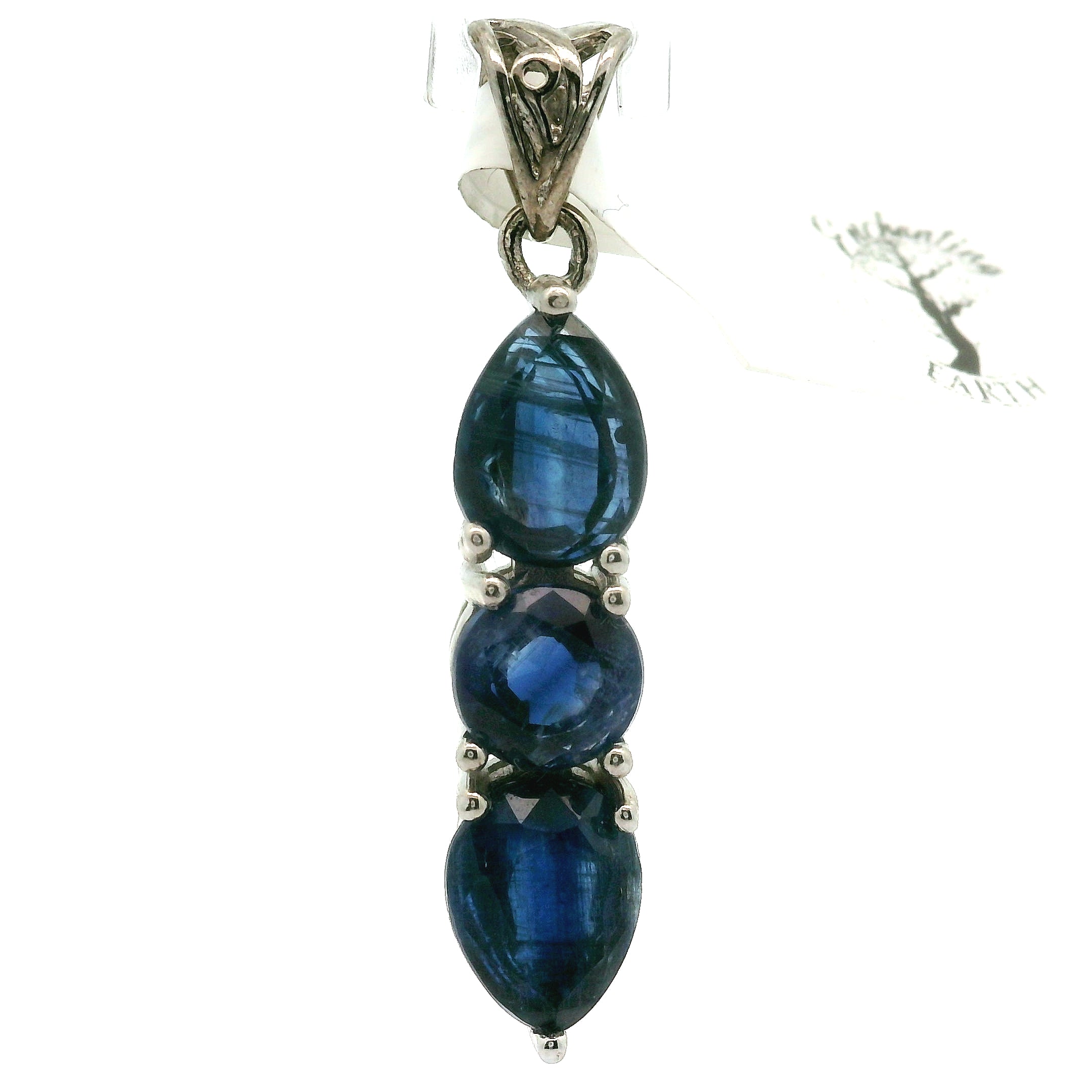 Wand Pendant .925 Silver for Intuition, Luck, Protection and Purification