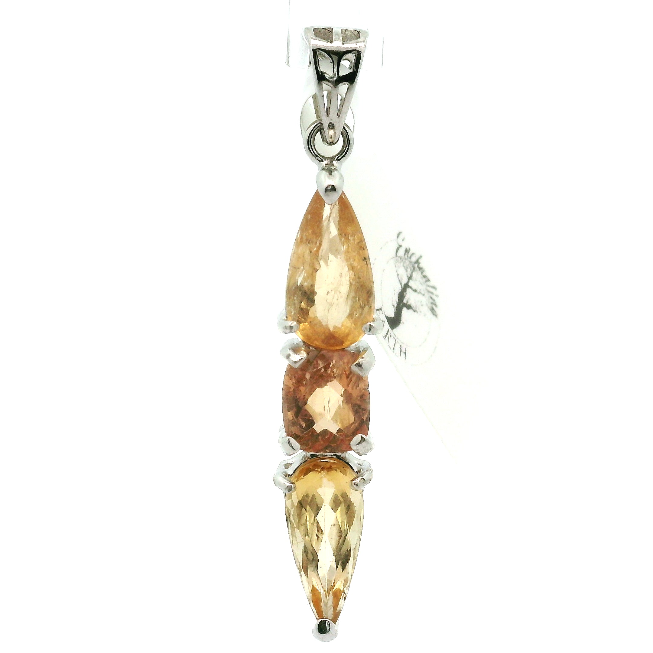 Wand Pendant .925 Silver for Intuition, Luck, Protection and Purification