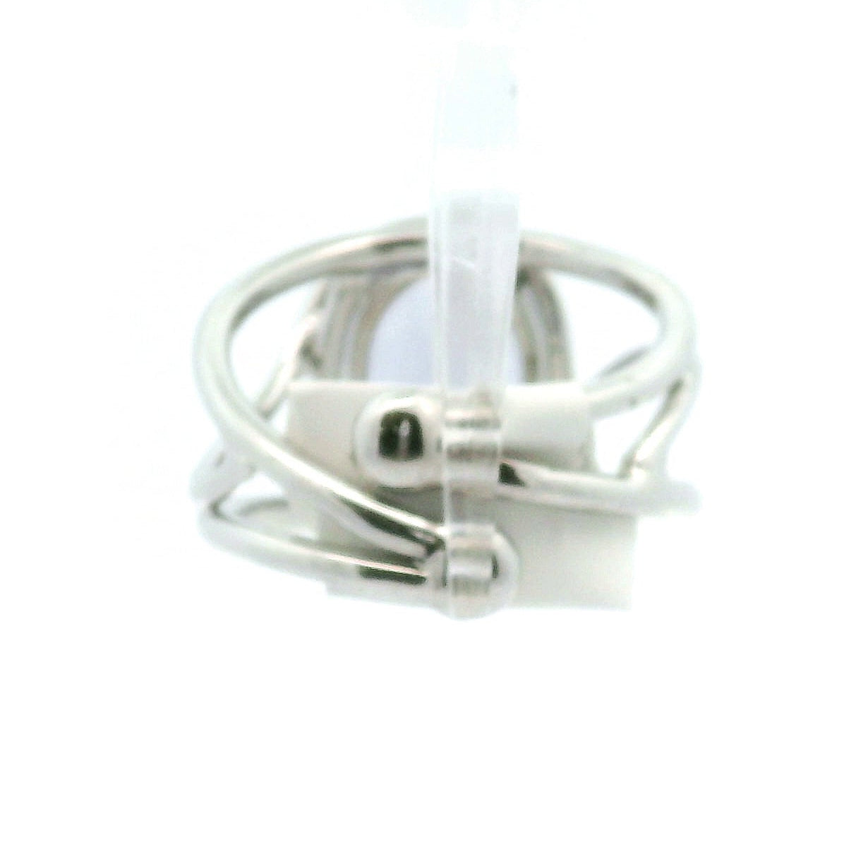 Iolite Cuff Ring .925 Silver for Transformation and Boosting your Life Force Energy