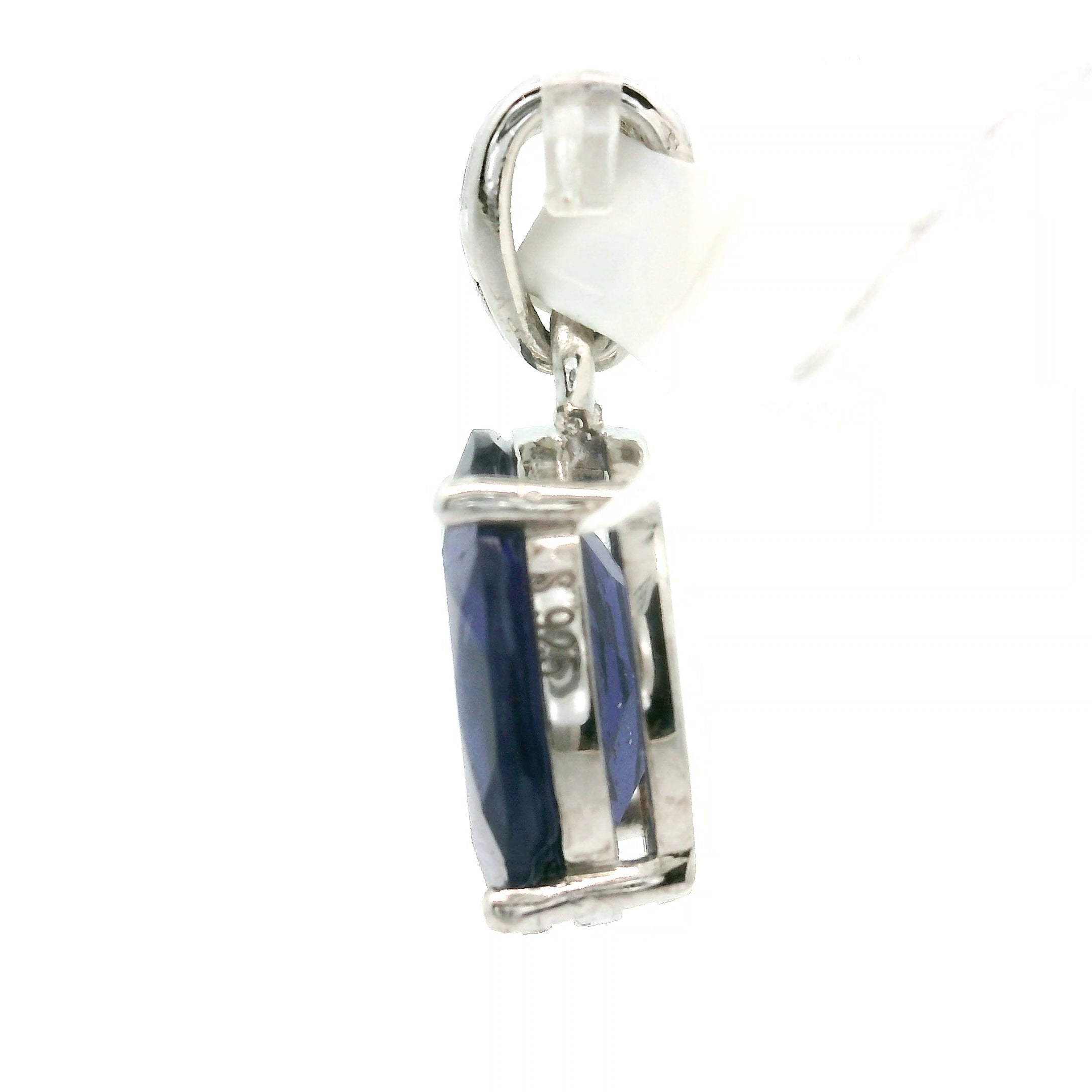 Iolite Pendant .925 Silver for Transformation and Boosting your Life Force Energy