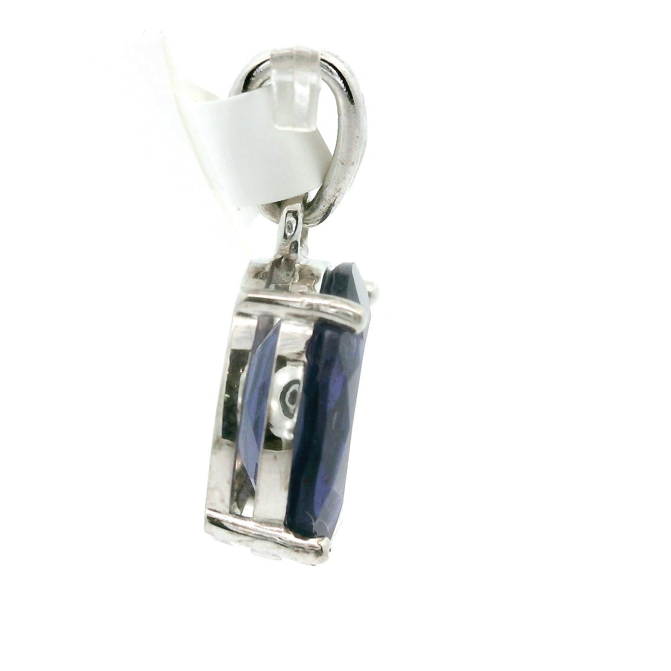 Iolite Pendant .925 Silver for Transformation and Boosting your Life Force Energy