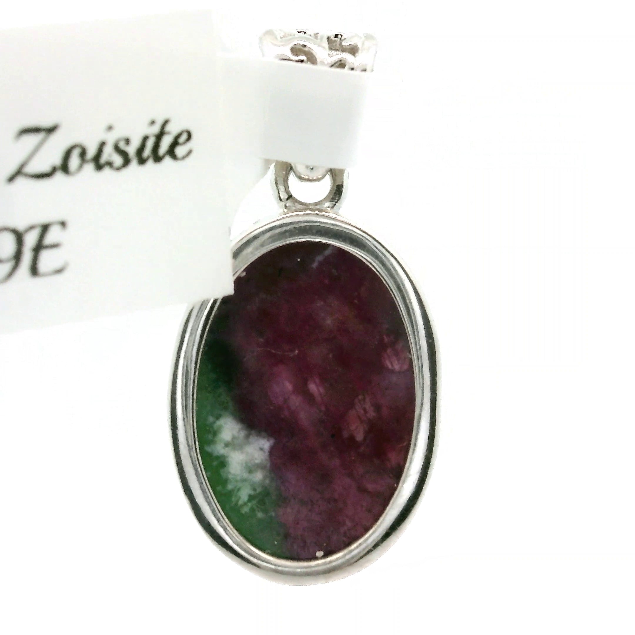 Ruby in Zoisite Pendant .925 Silver for Empowerment, Strength and Harmonizing Relationships