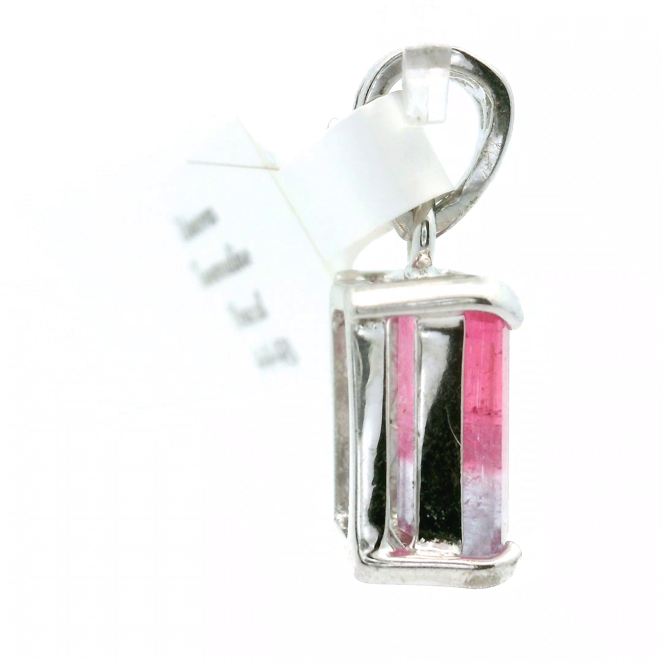 Unicorn Tourmaline Pendant .925 Silver for Awareness, Communication and Meditation