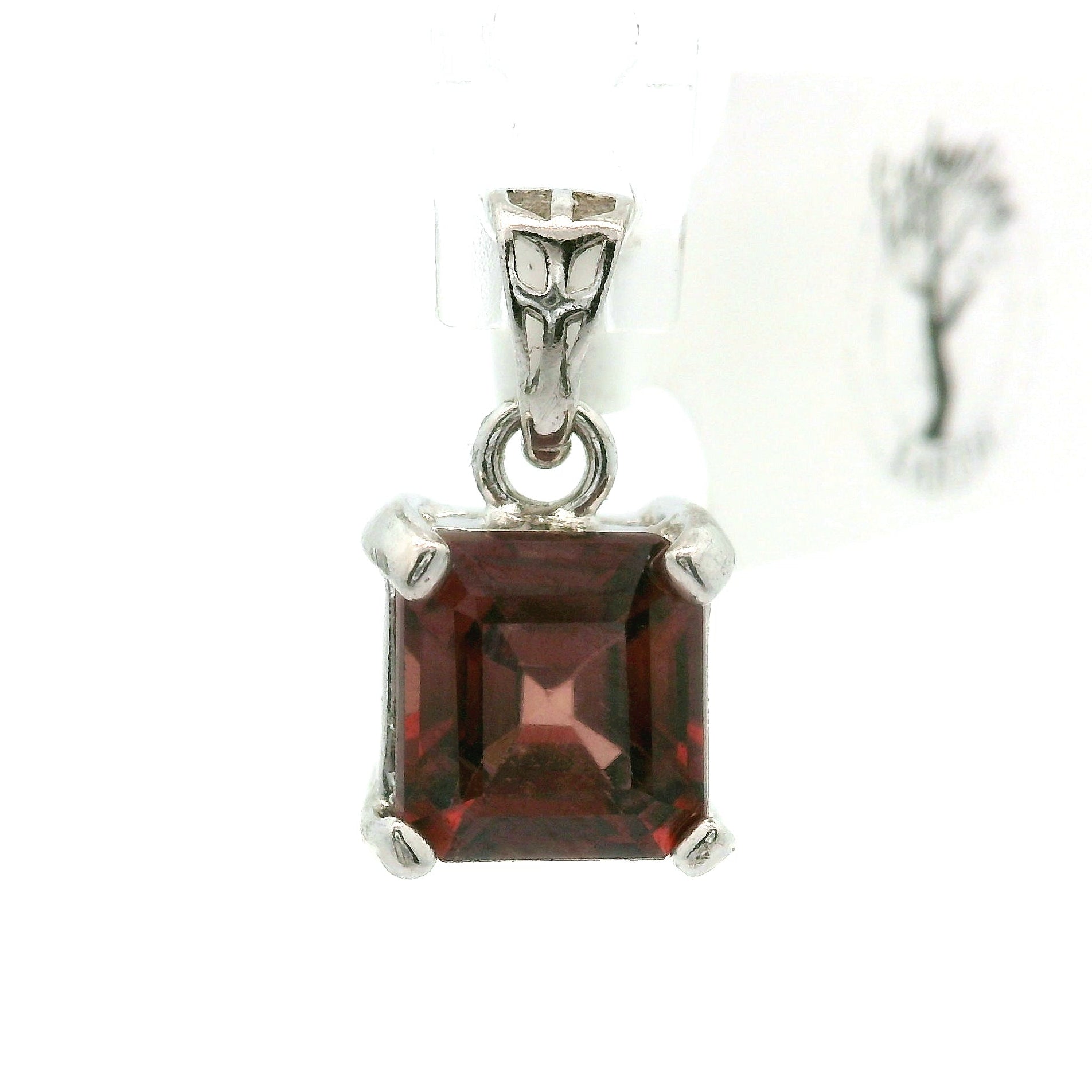 Rose Zircon Pendant .925 Silver for Transformation