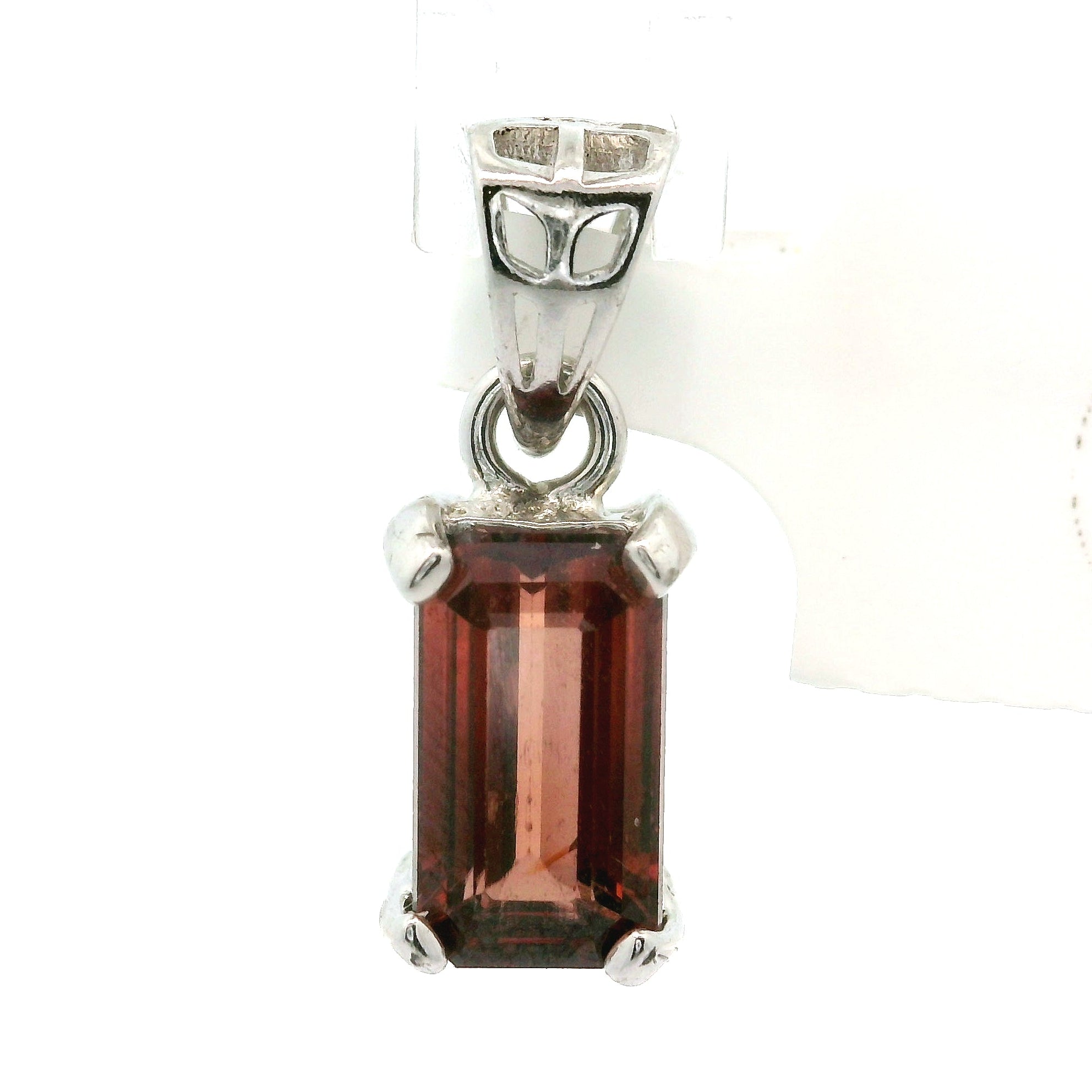 Rose Zircon Pendant .925 Silver for Transformation