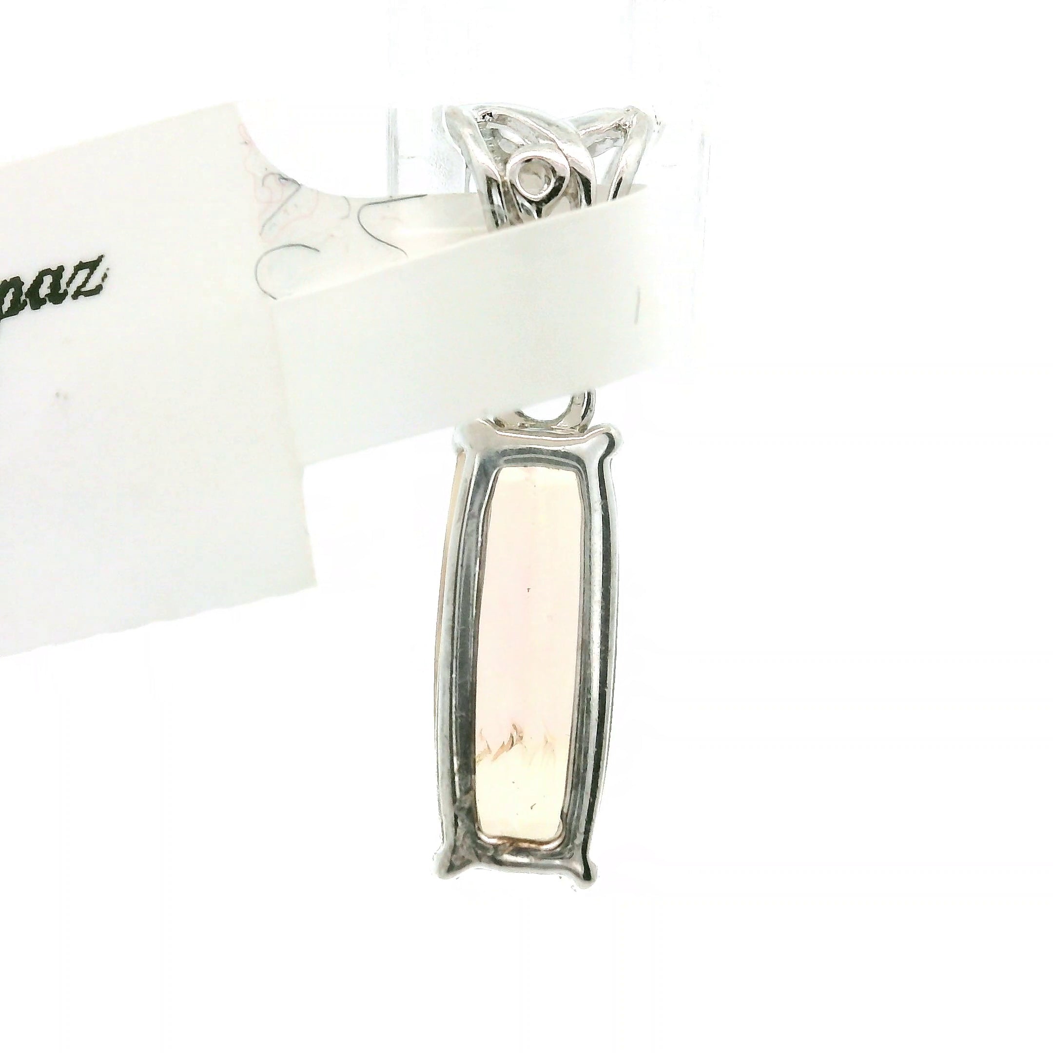 Imperial Topaz Pendant .925 Sterling Silver for Spiritual Transformation