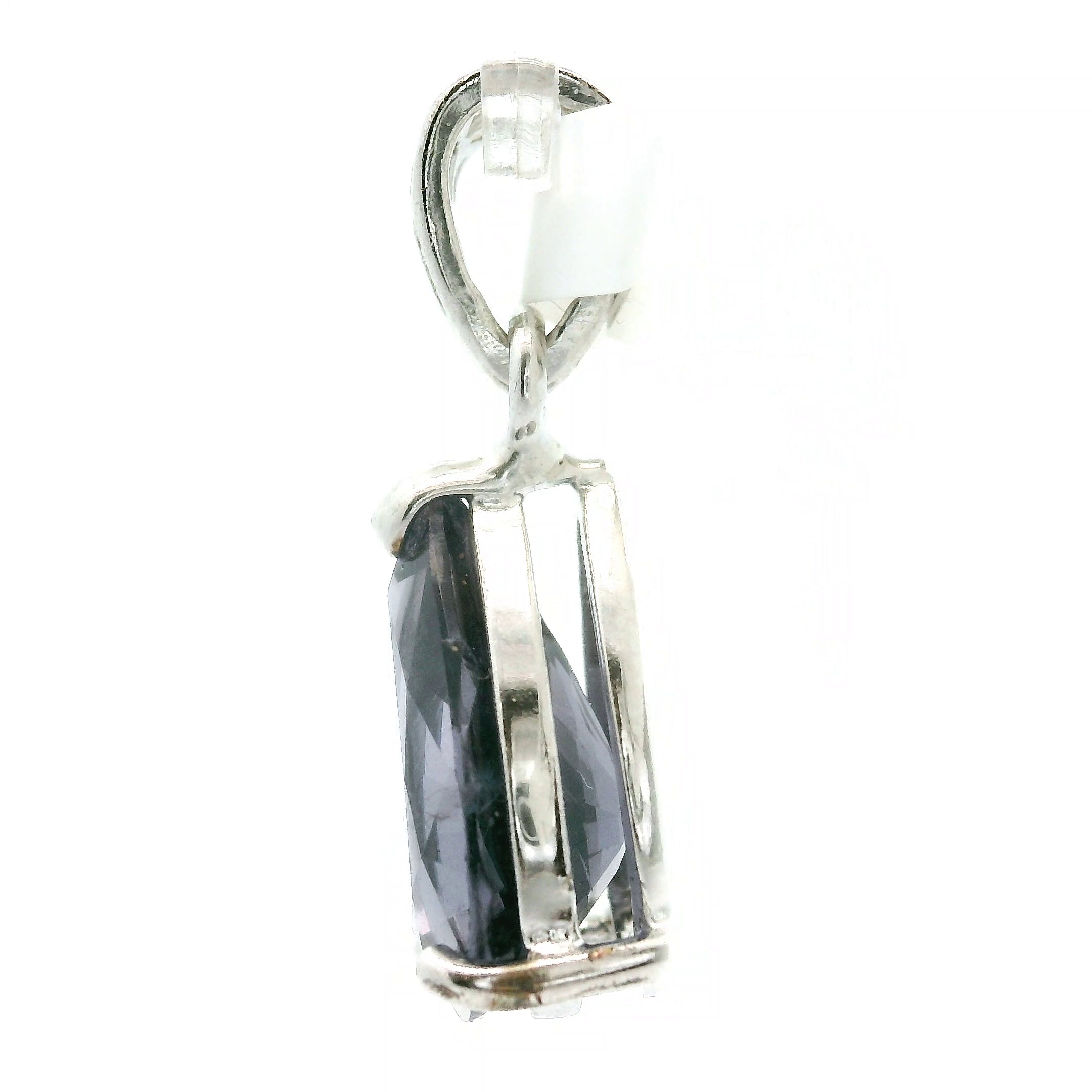 Purple Spinel Pendant .925 Silver for Spirituality, Mystery, and Imagination