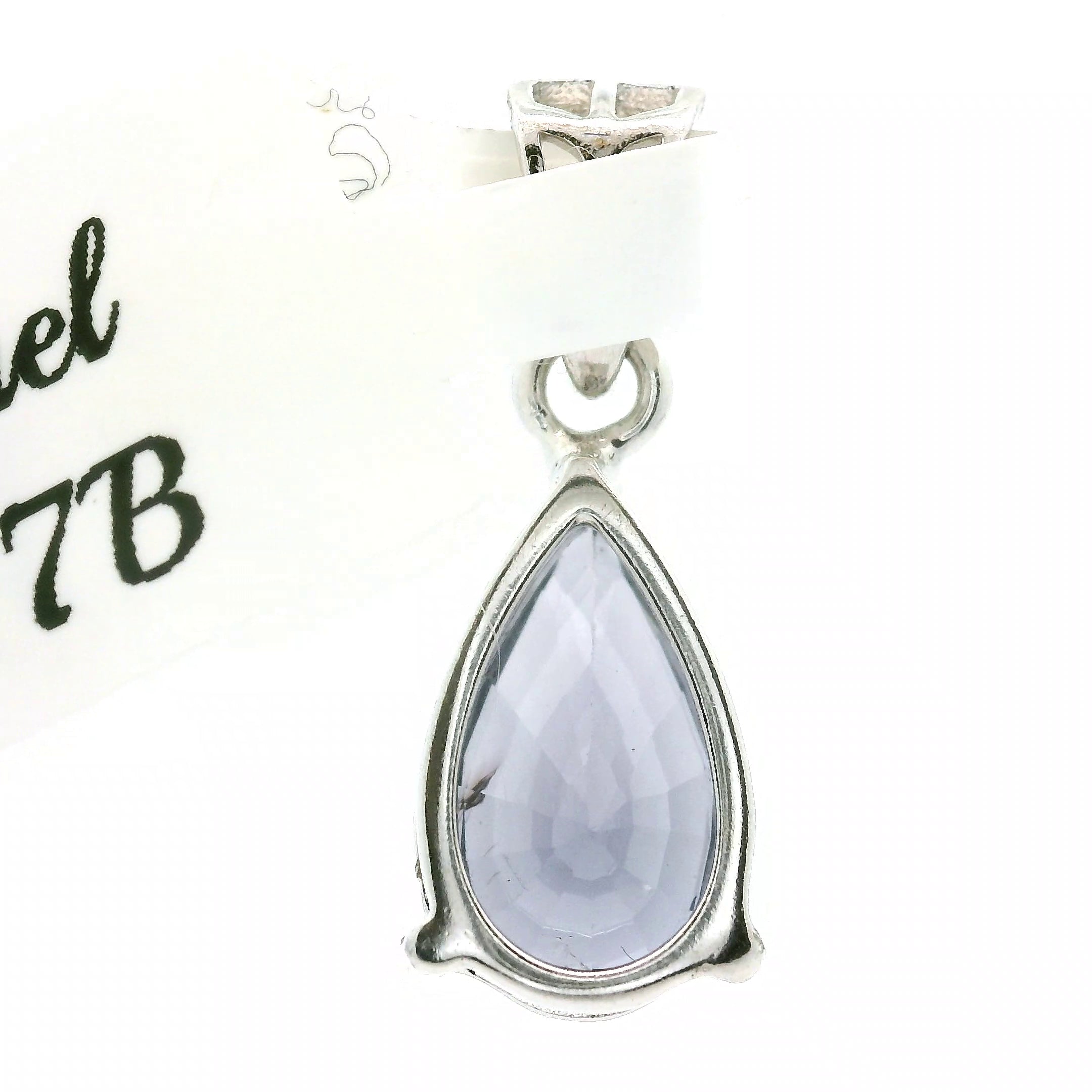 Purple Spinel Pendant .925 Silver for Spirituality, Mystery, and Imagination
