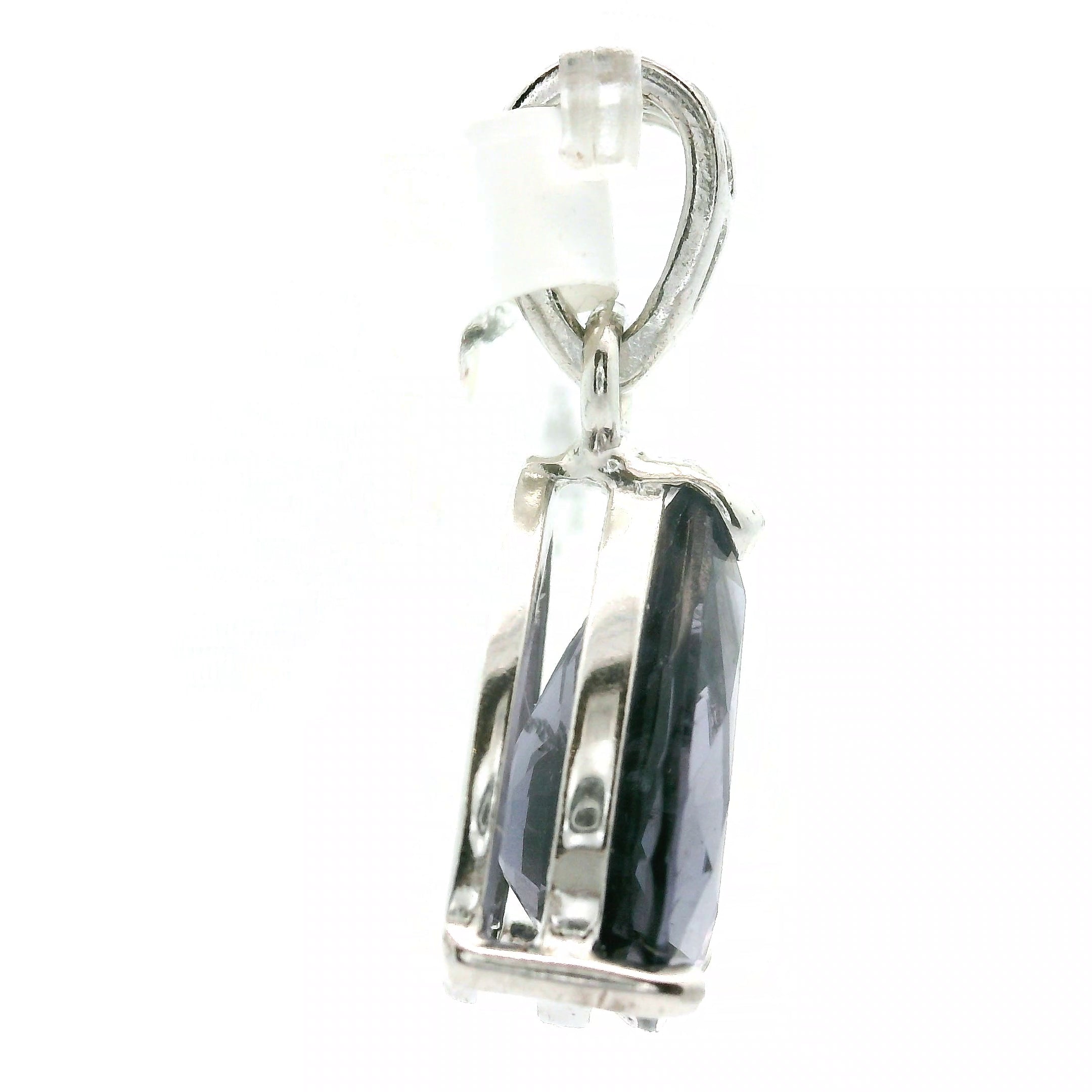 Purple Spinel Pendant .925 Silver for Spirituality, Mystery, and Imagination