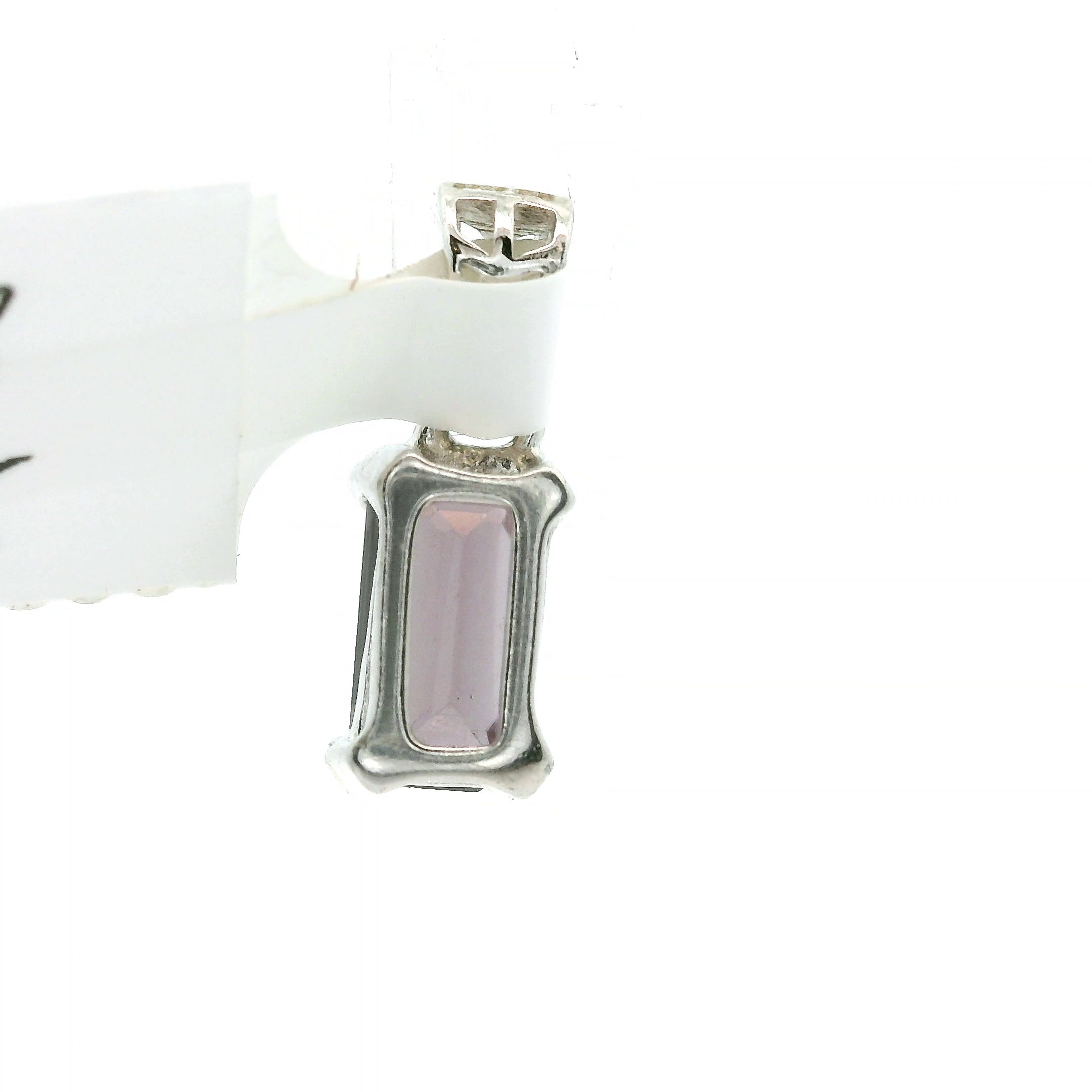 Purple Spinel Mini Pendant .925 Silver for Spirituality, Mystery, and Imagination