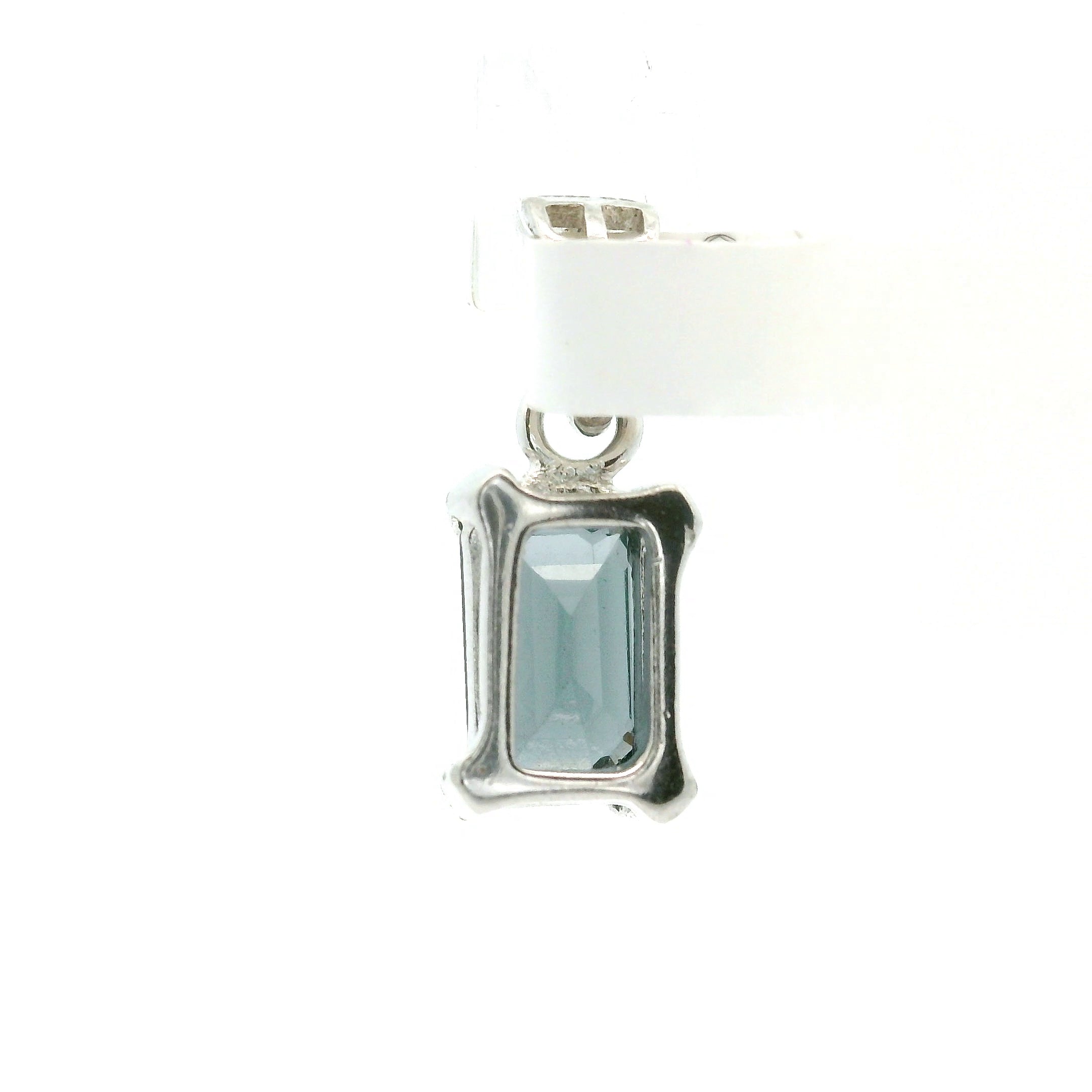 Indigo Spinel Mini Pendant .925 Silver for Integrity, Structure, and Intuition