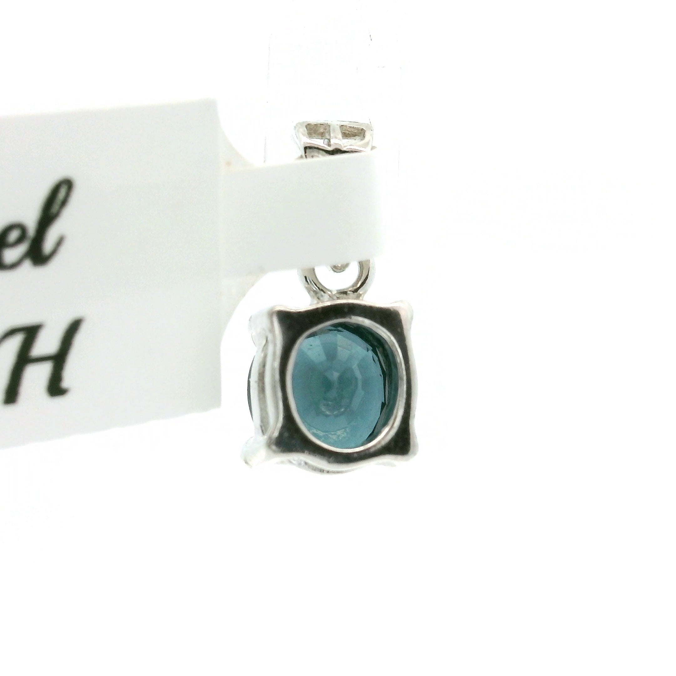 Indigo Spinel Mini Pendant .925 Silver for Integrity, Structure, and Intuition