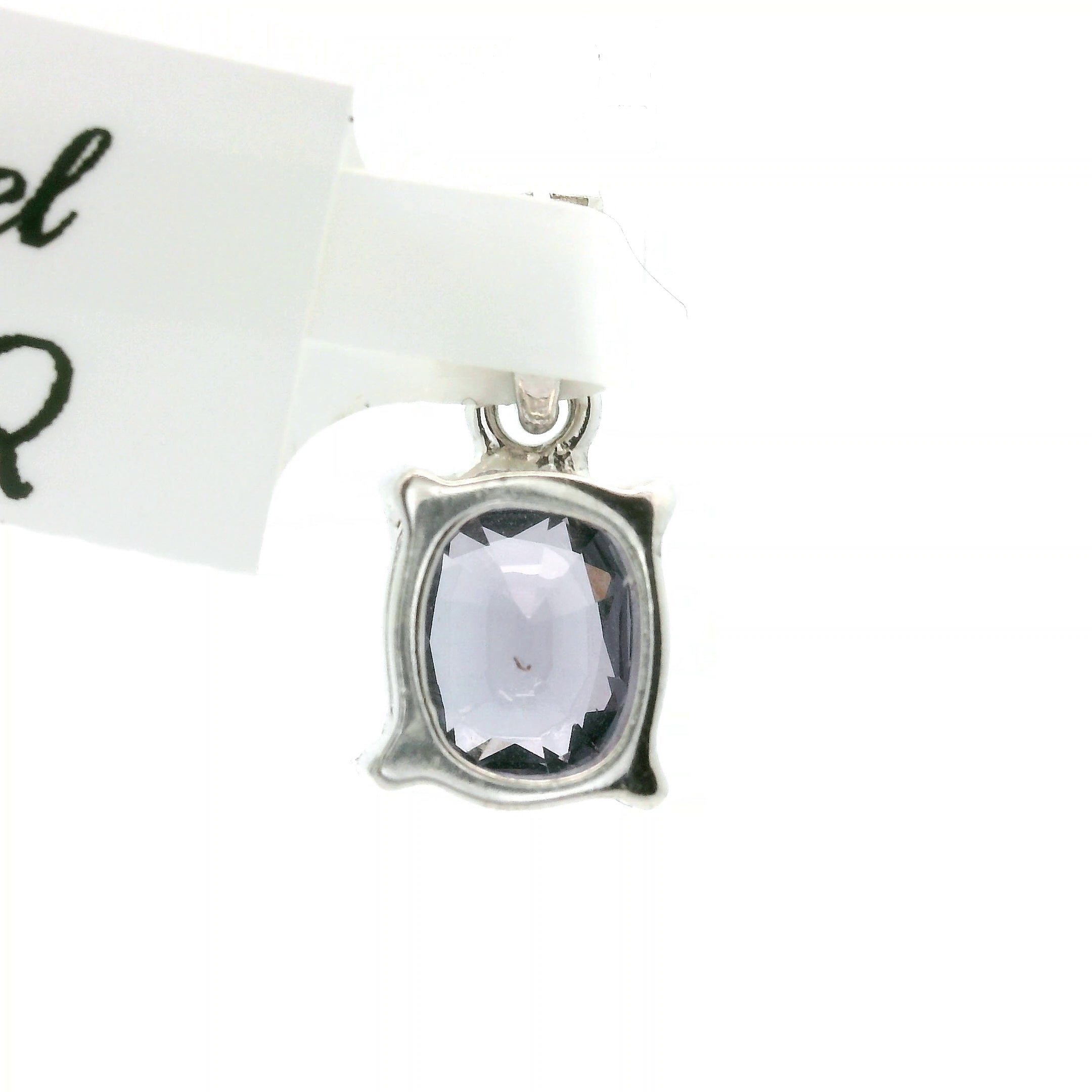 Smoky Purple Spinel Pendant .925 Silver for Emotional Healing, Love, Loyalty & Motivation