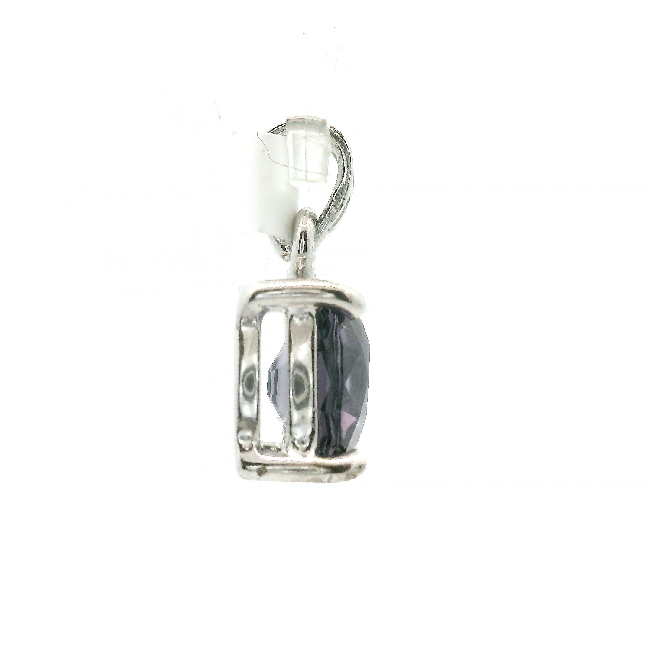Smoky Purple Spinel Pendant .925 Silver for Emotional Healing, Love, Loyalty & Motivation