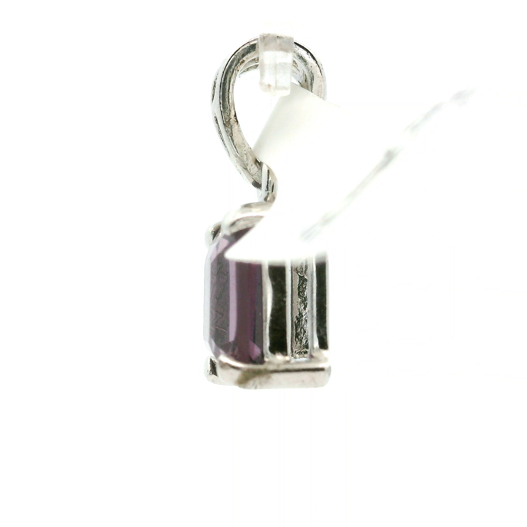 Burgundy Spinel Pendant .925 Silver for Power, Intensity and Individuality