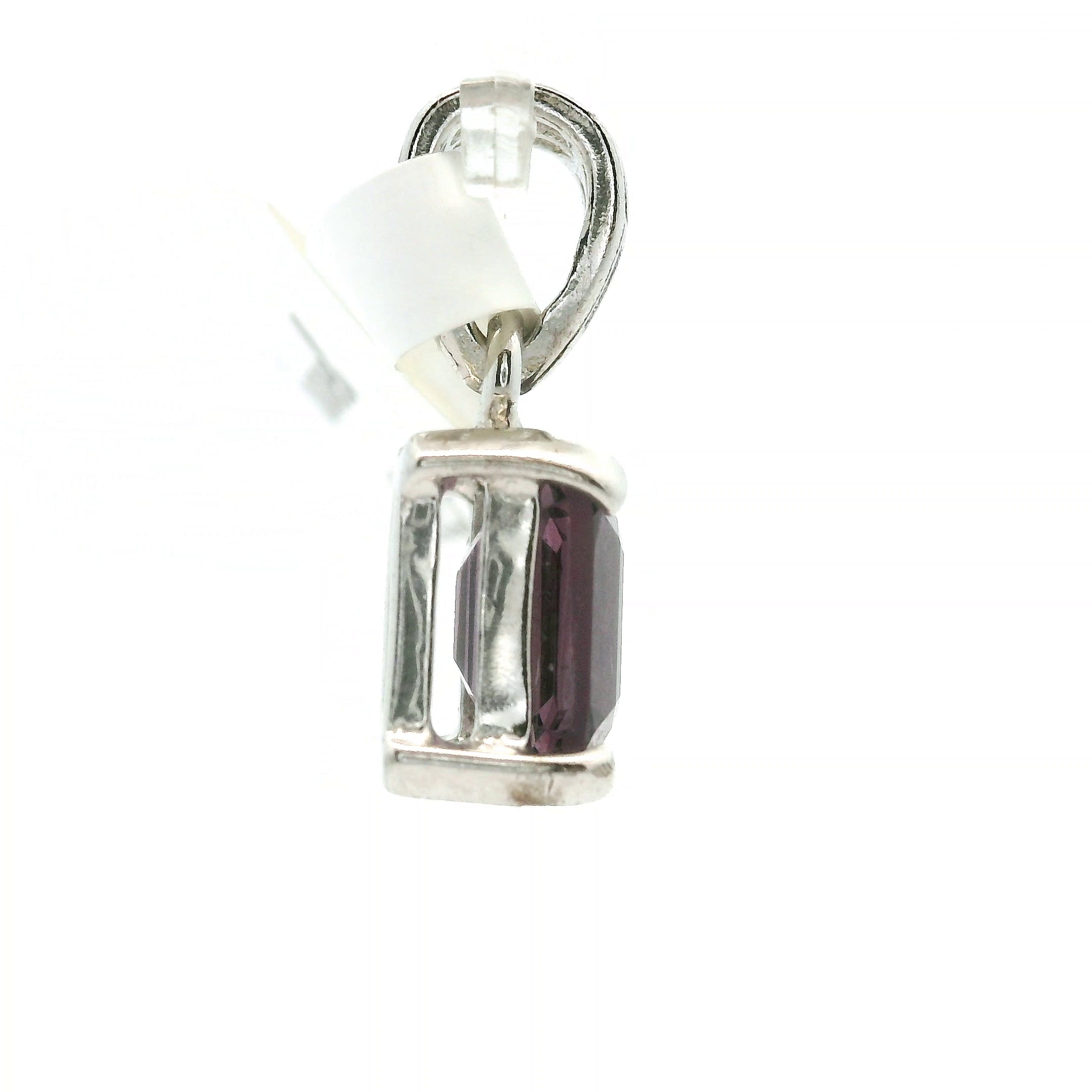 Burgundy Spinel Pendant .925 Silver for Power, Intensity and Individuality