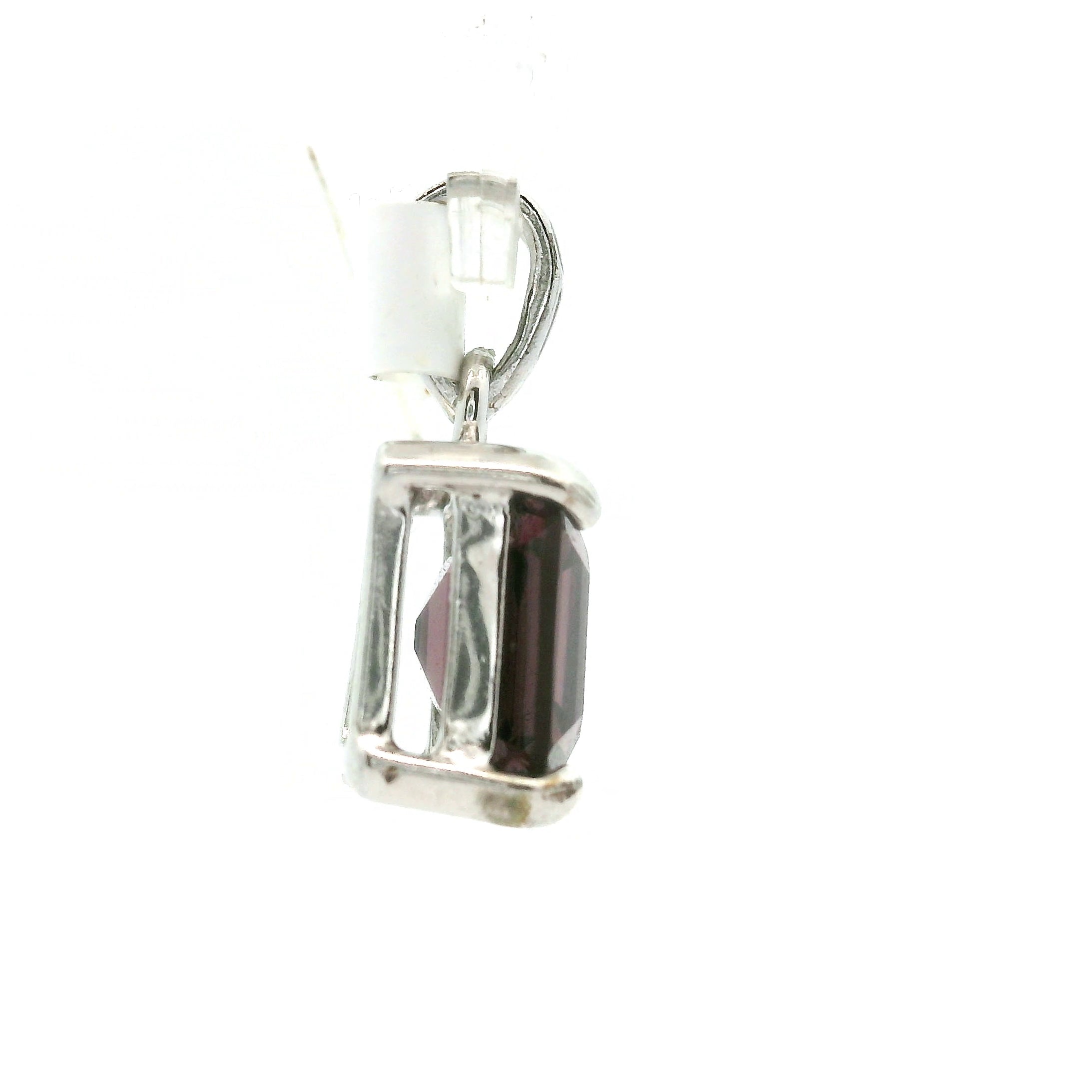 Burgundy Spinel Pendant .925 Silver for Power, Intensity and Individuality