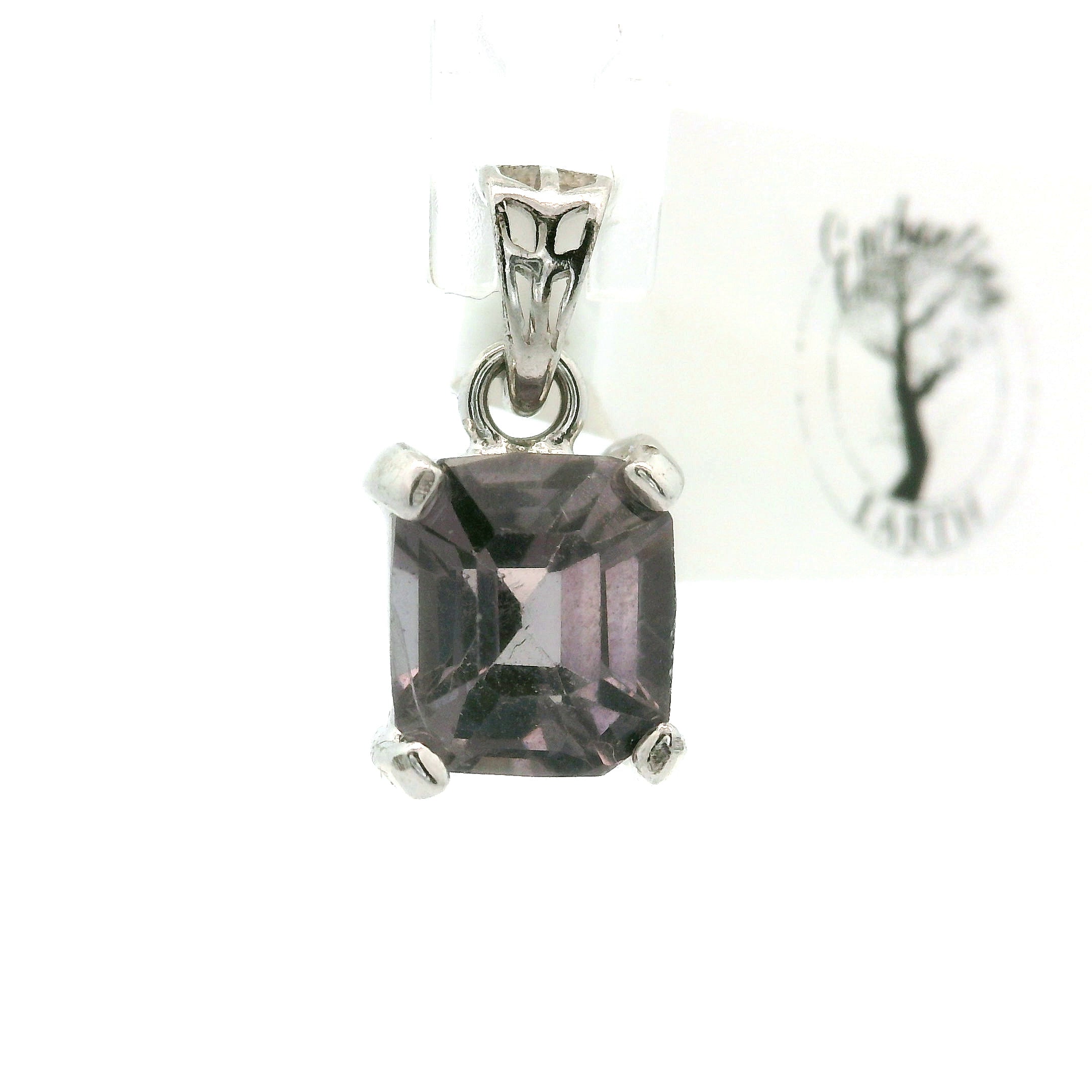 Mauve Spinel Pendant .925 Silver for Inspiration, Innovation and Intuition