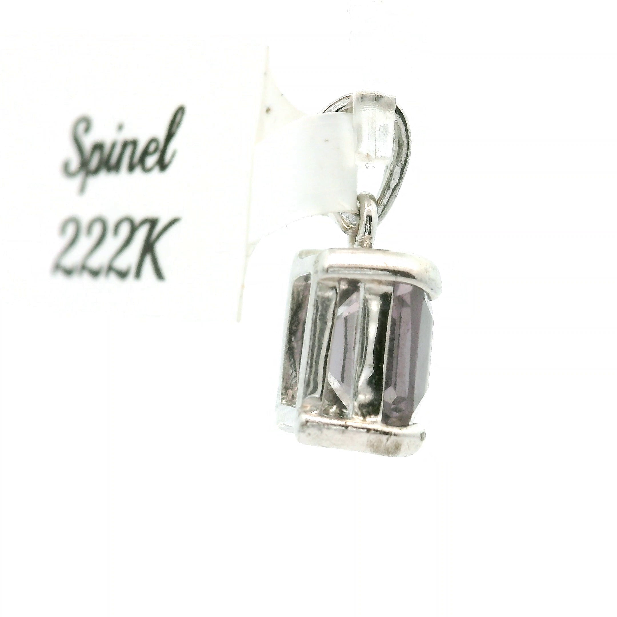 Mauve Spinel Pendant .925 Silver for Inspiration, Innovation and Intuition