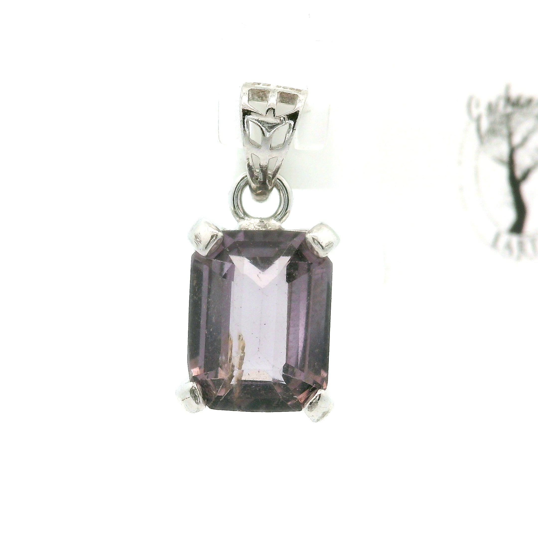 Mauve Spinel Pendant .925 Silver for Inspiration, Innovation and Intuition