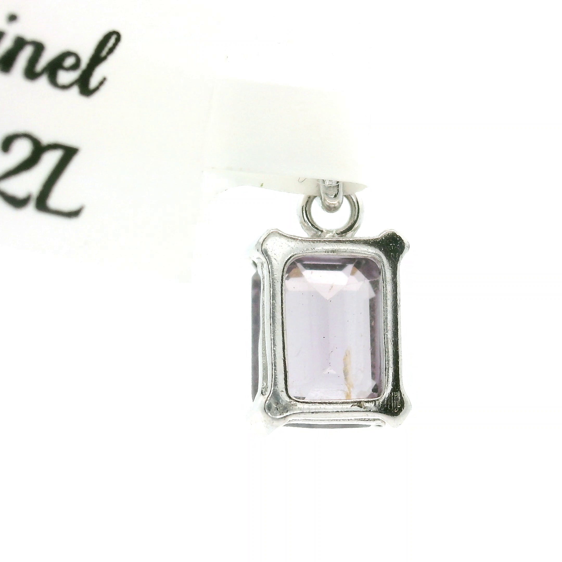 Mauve Spinel Pendant .925 Silver for Inspiration, Innovation and Intuition