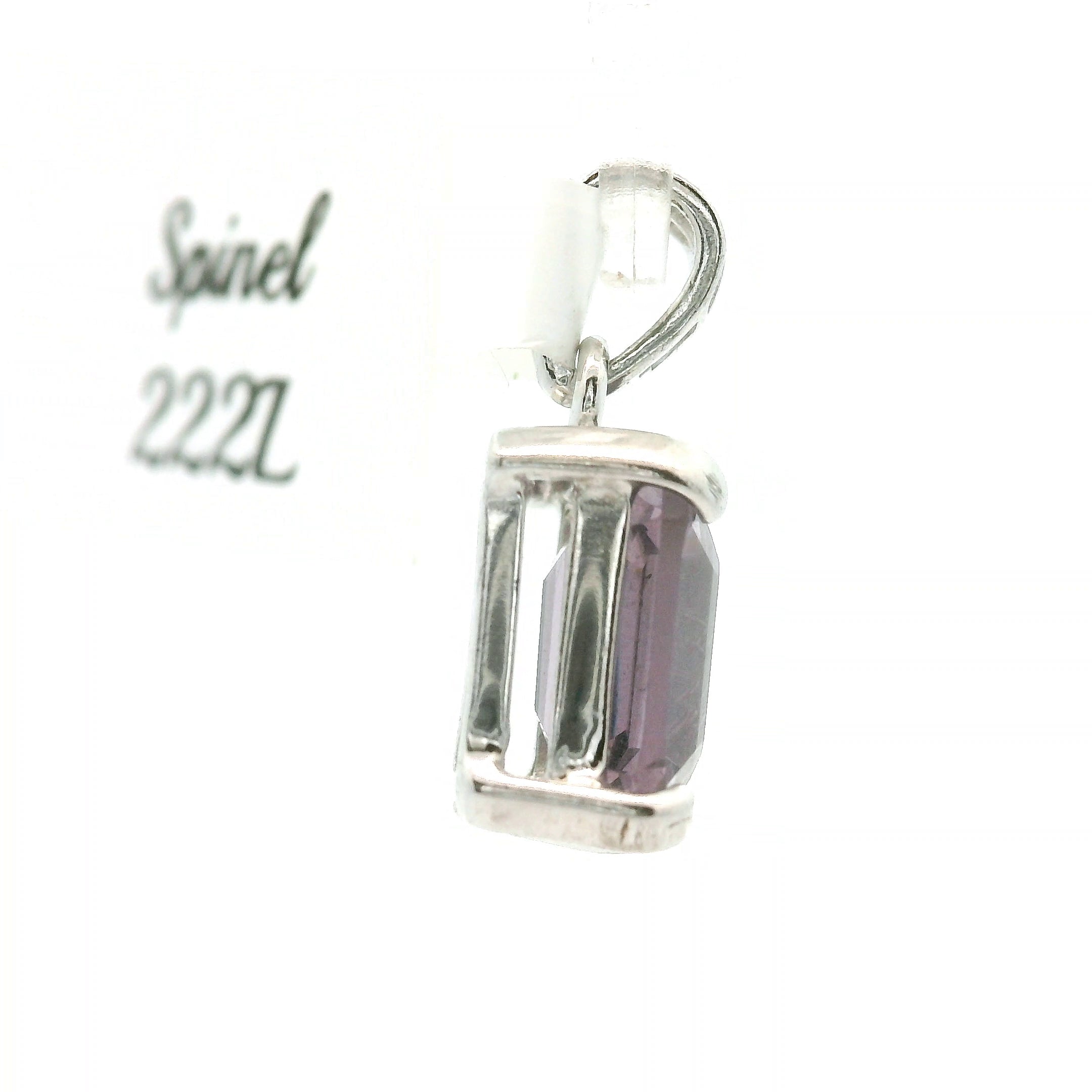 Mauve Spinel Pendant .925 Silver for Inspiration, Innovation and Intuition